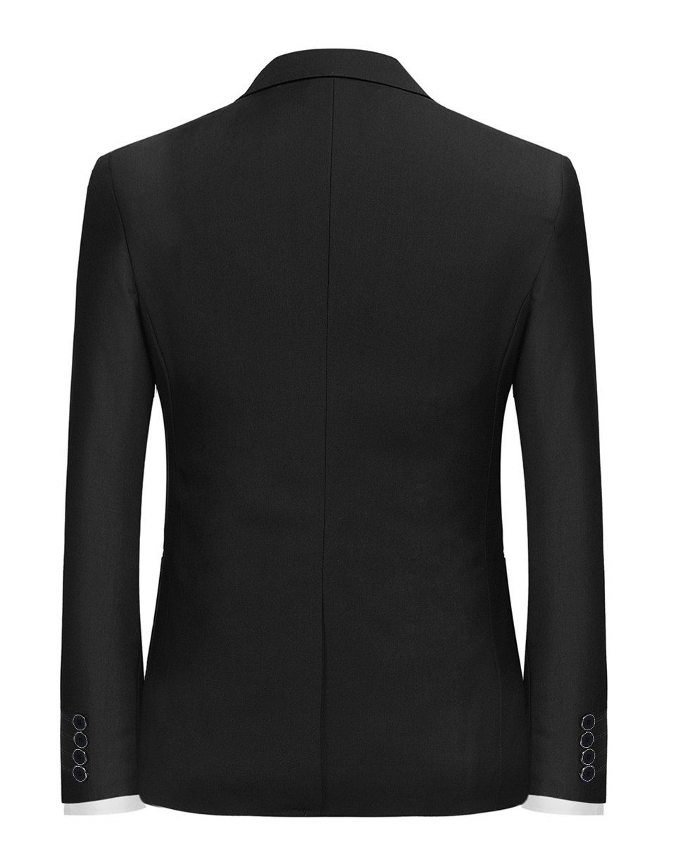 Allthemen Anzug (3 tlg) Herren Slim Fit Anzug Elegantes Anzugset für Business