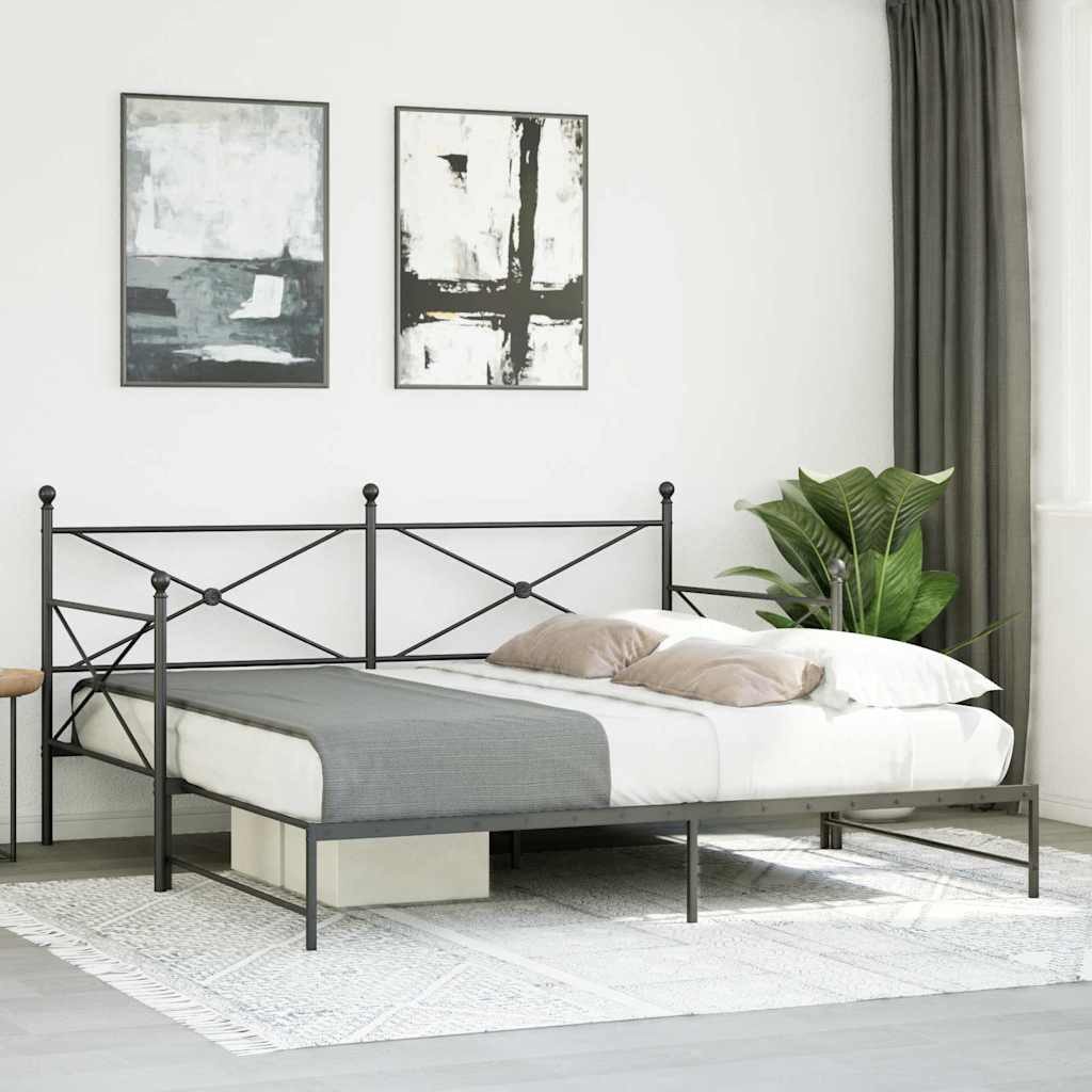 vidaXL Bett Tagesbett Ausziehbar ohne Matratze günstig online kaufen