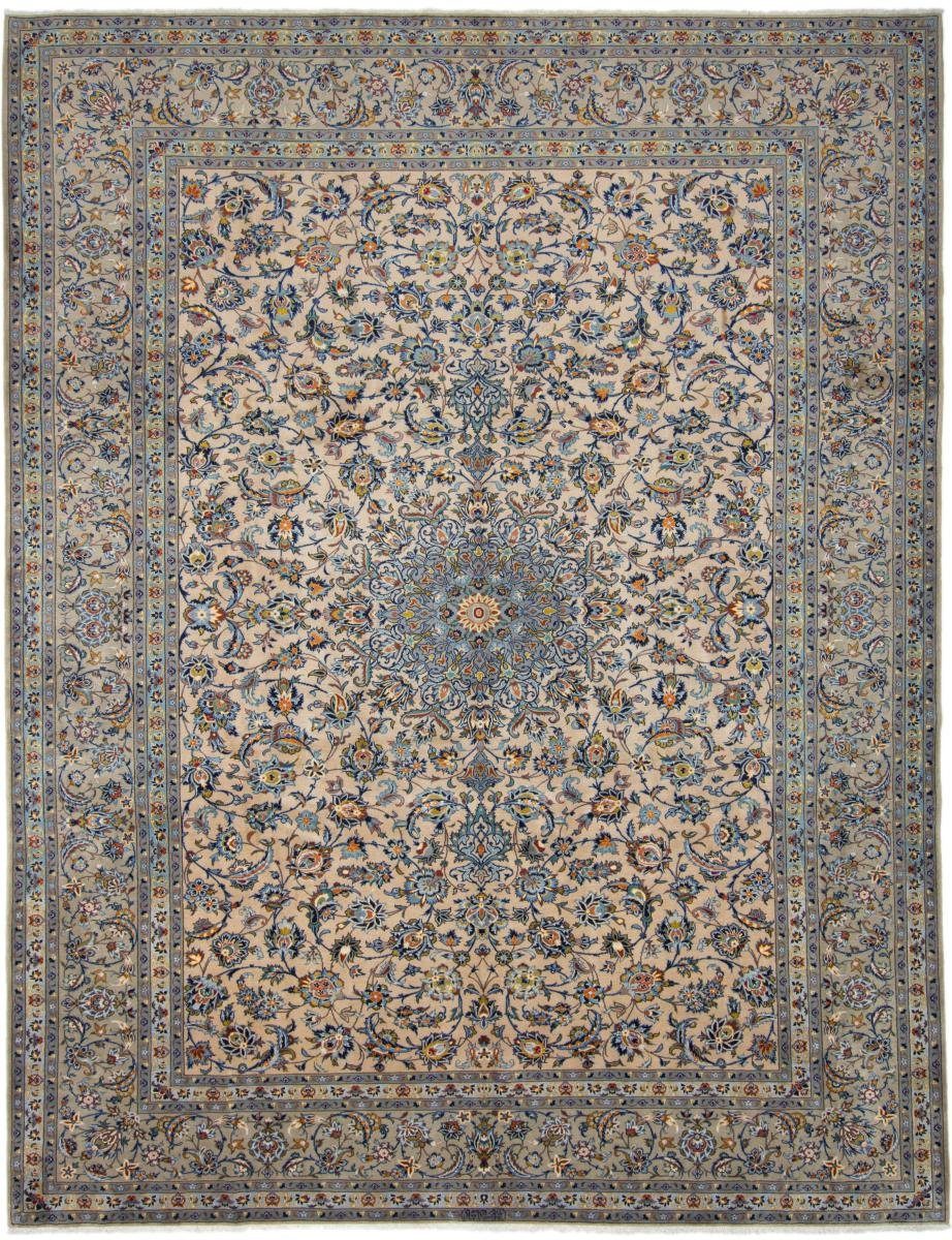 Orientteppich Keshan 304x397 Handgeknüpfter Orientteppich / Perserteppich, Nain Trading, rechteckig, Höhe: 12 mm