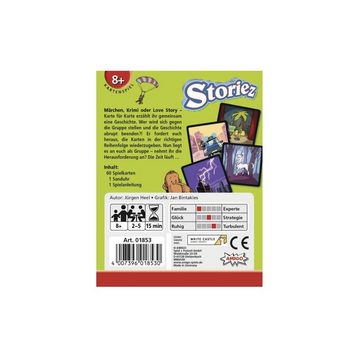 AMIGO Spiel, Familienspiel 01853 - Storiez, Kartenspiel, für 2-5 Spieler, ab 8..., Wortspiel