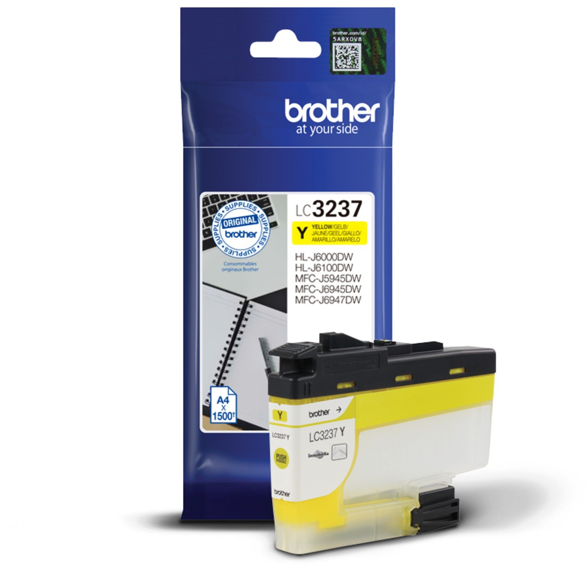 Brother Brother Tinte gelb LC-3237Y Tintenpatrone