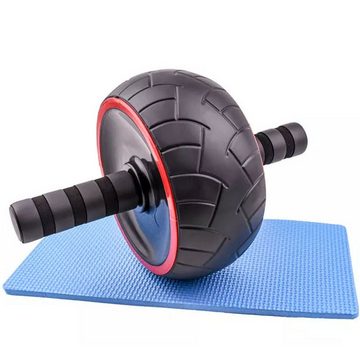 Retoo AB-Roller Bauchroller AB Wheel Bauchmuskeltrainer Bauchtainer Fitness Gerät (Set, Übungsrad,Bar, Griffe aus Schaumstoff,Knieschoner,Box), Hochwertige Verarbeitung, Für Übungen zu Hause oder im Fitnessstudio