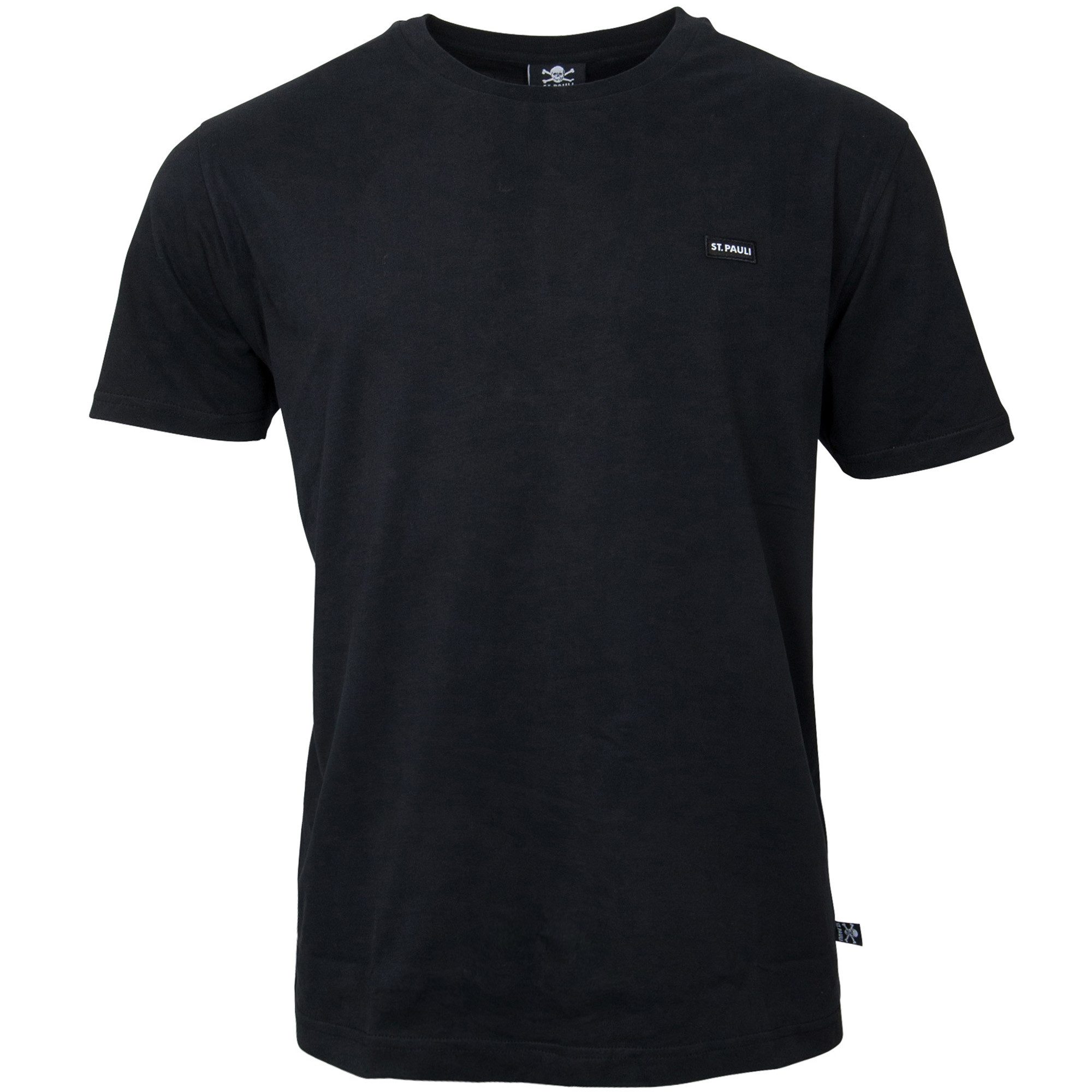 FC St. Pauli T-Shirt FC St. Pauli - T-Shirt Basic Logo - schwarz