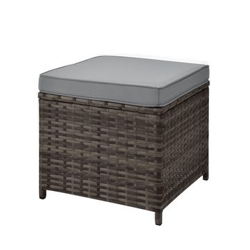 SVITA Loungeset MONROE, (Lounge-Set, 4-tlg., Gartenlounge), Garten-Lounge, Poly-Rattan, Sitzgruppe, Outdoor, Lounge-Möbel