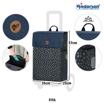 Andersen Einkaufsshopper Royal Shopper mit Tasche Fita in Schwarz oder Blau