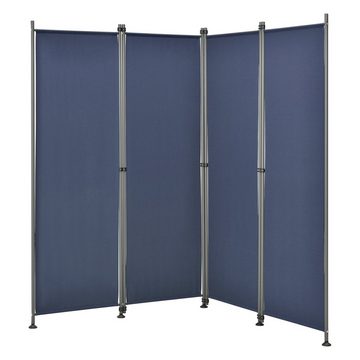 pro.tec Paravent, »Modica« Trennwand Outdoor Sichtschutz 170x215cm Dunkelblau