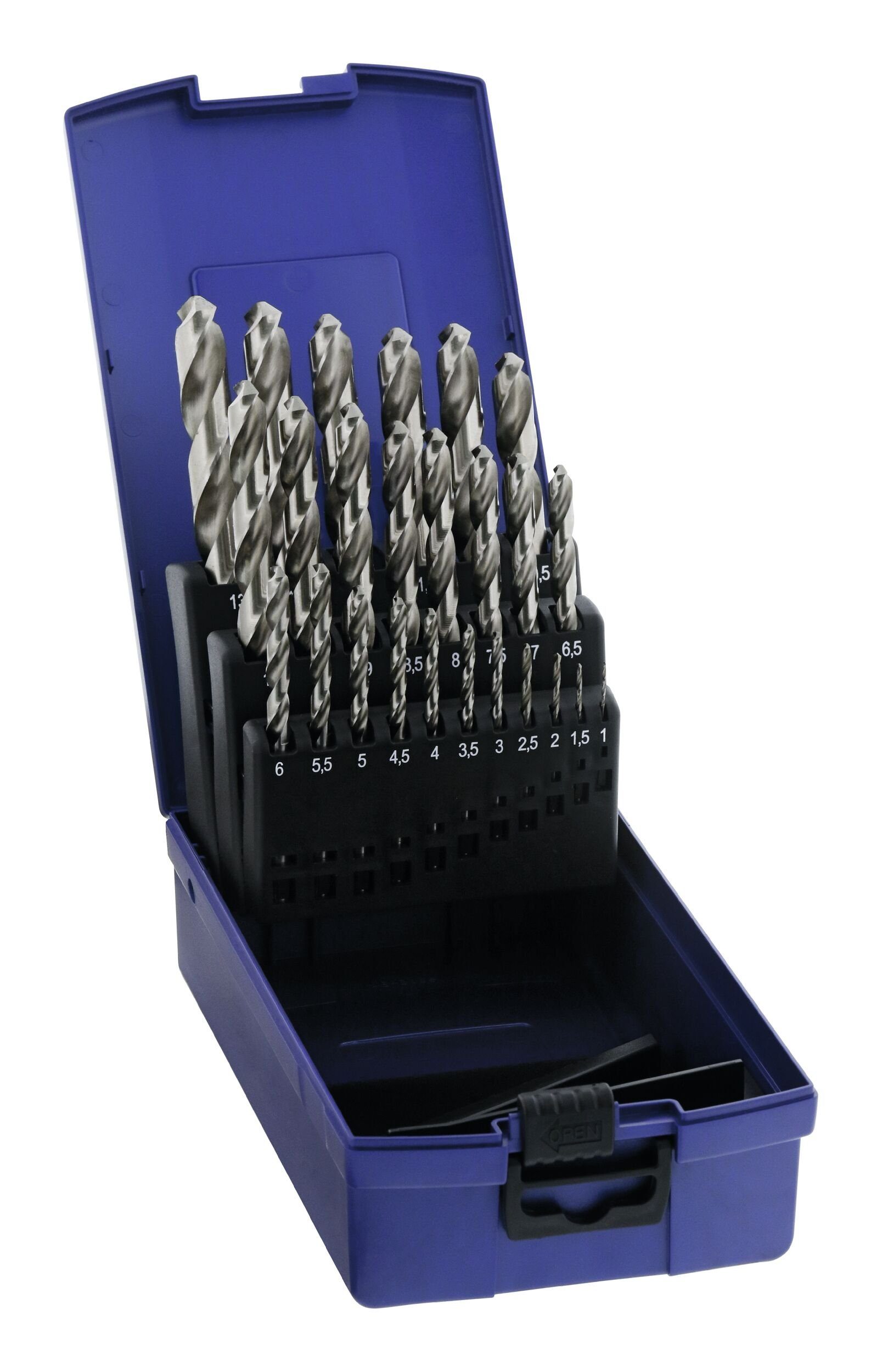 forum® Bohrersatz, Spiralbohrer-Satz D338N geschliffen 1-13 mm HSS