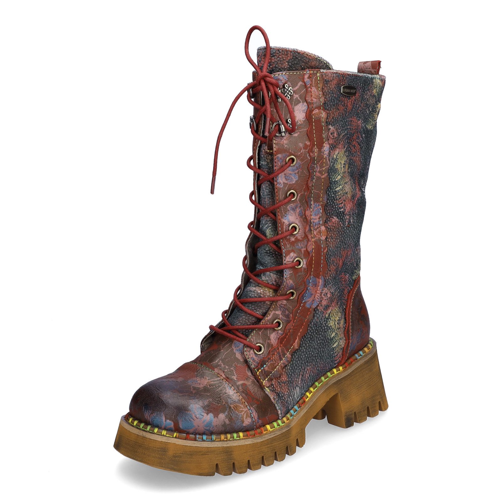 LAURA VITA Laura Vita Damen Schnürboot bordeaux Schnürboots