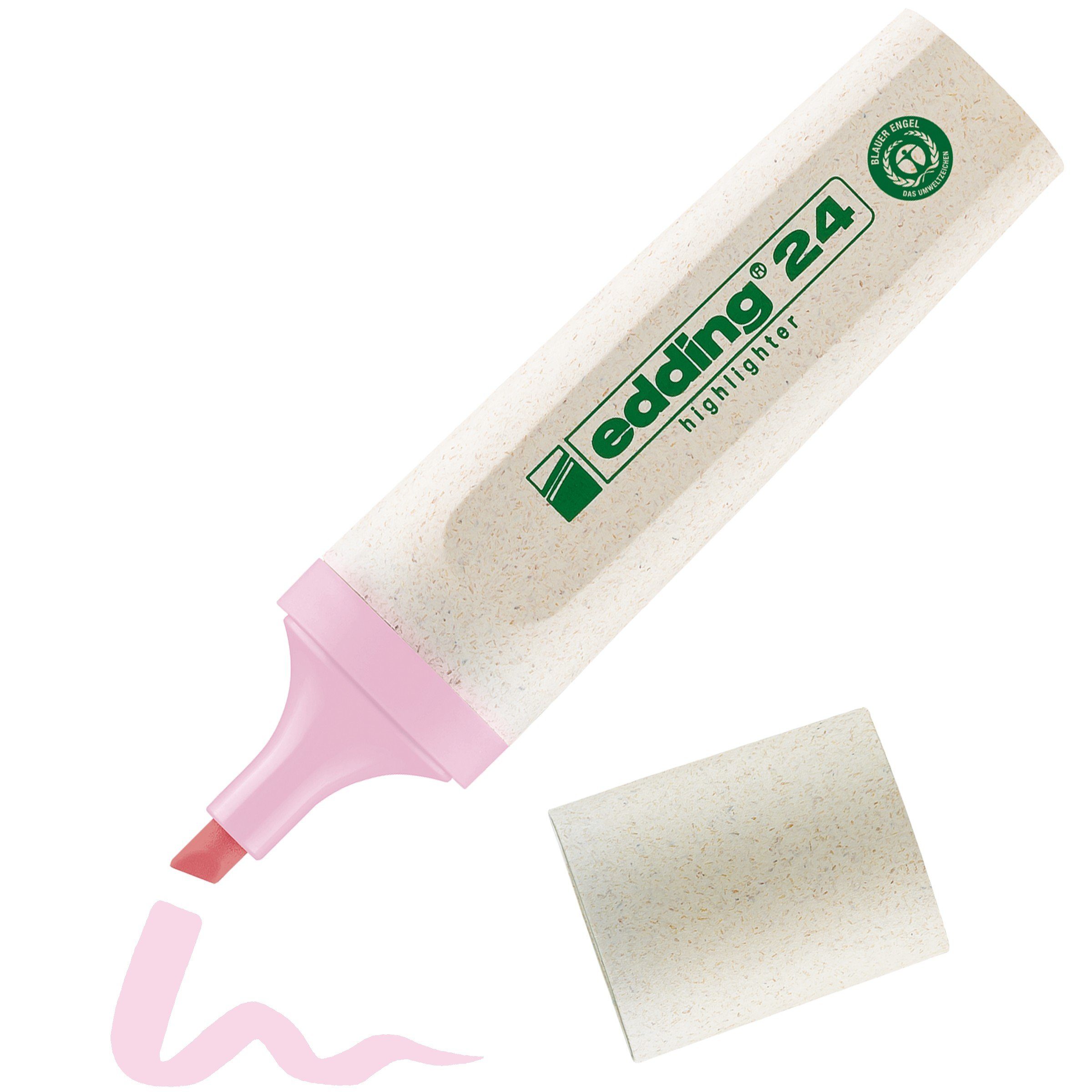 edding Marker Edding Textmarker e-24 EcoLine pastellrosa