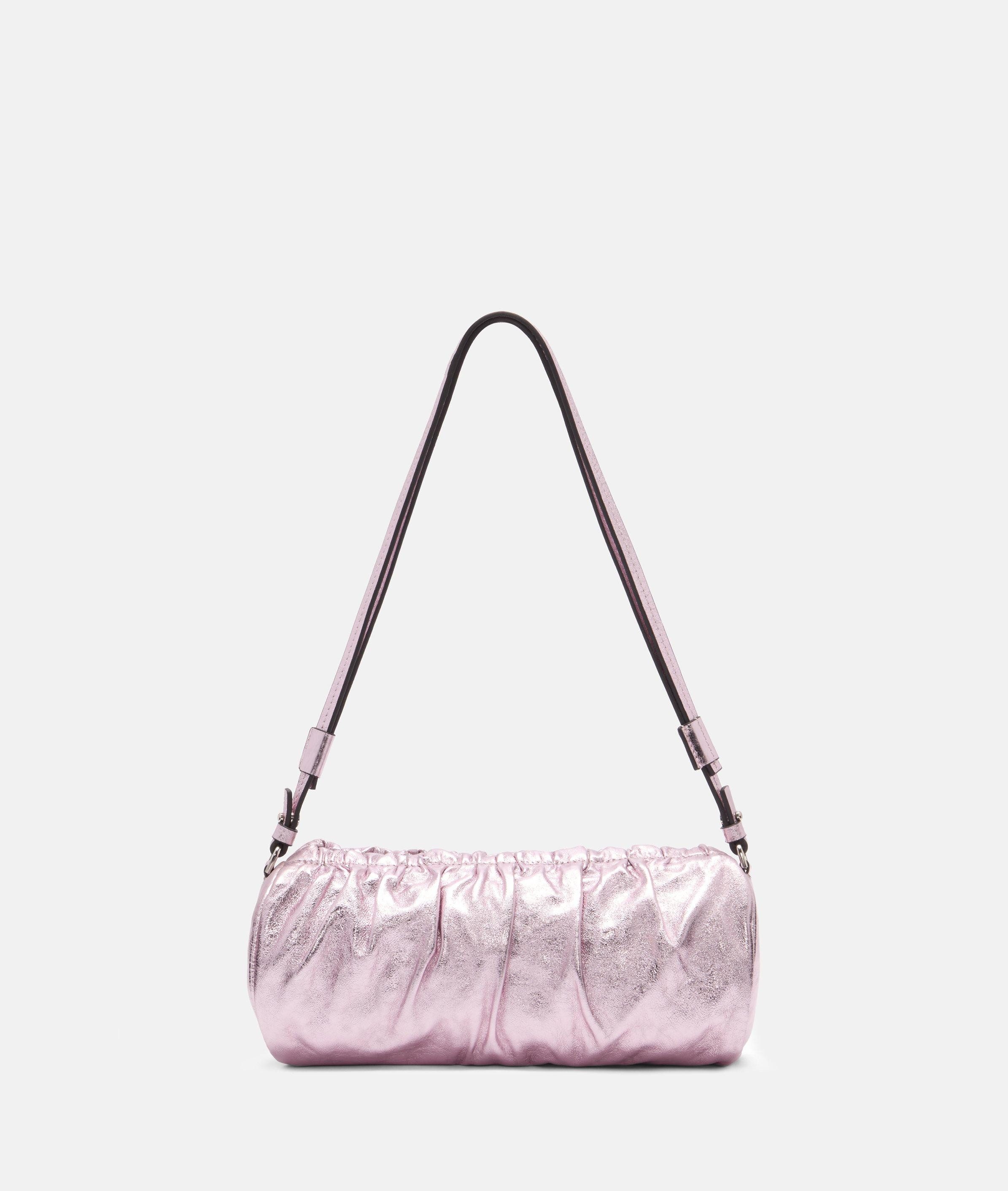 Liebeskind Berlin Schultertasche Hobo, Kleine Hobo-Bag mit Metallic-Finish