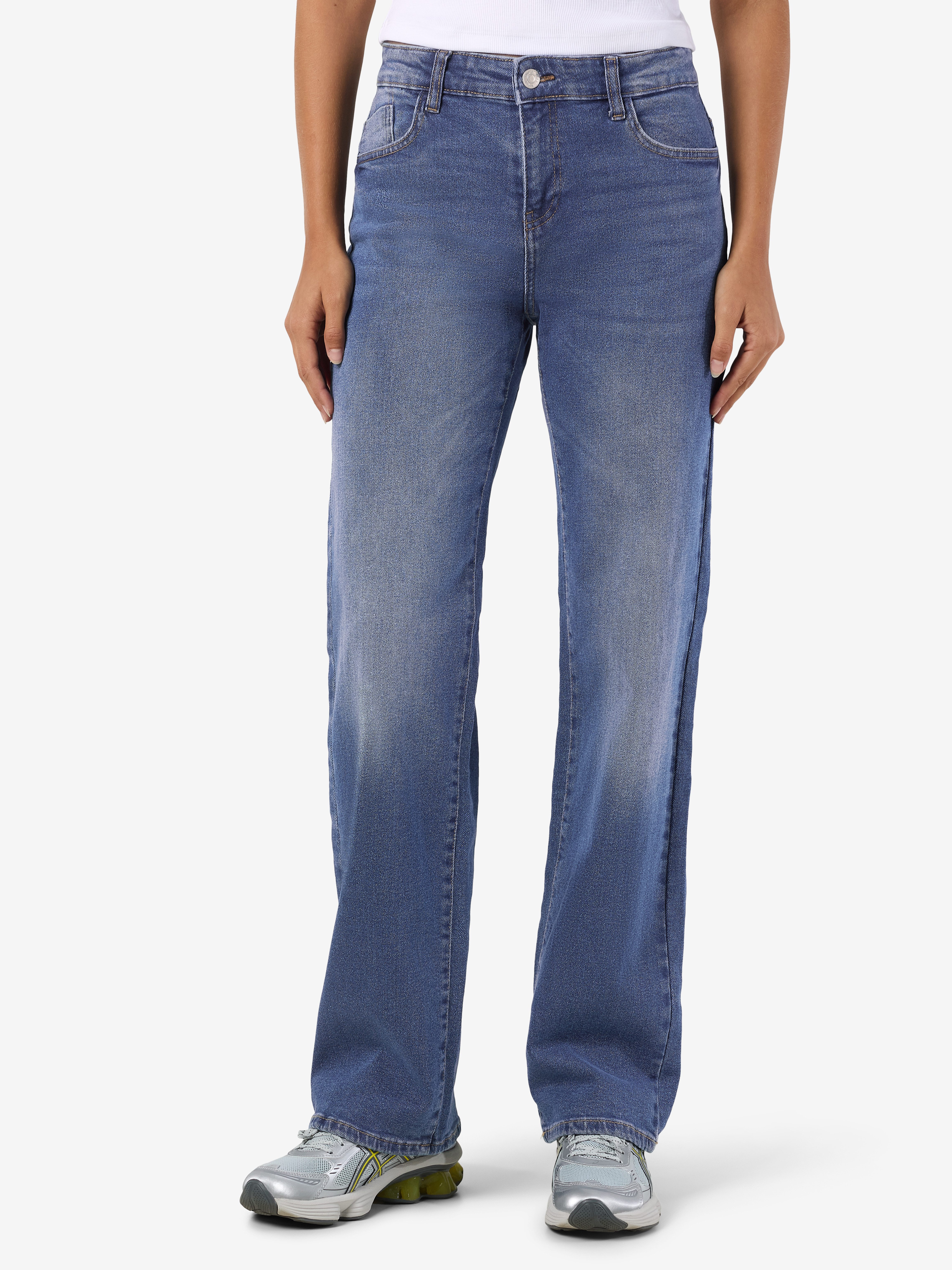Noisy may Weite Jeans NMYOLANDA NW WIDE JEANS AZ308MB FWD NOOS extra lang günstig online kaufen