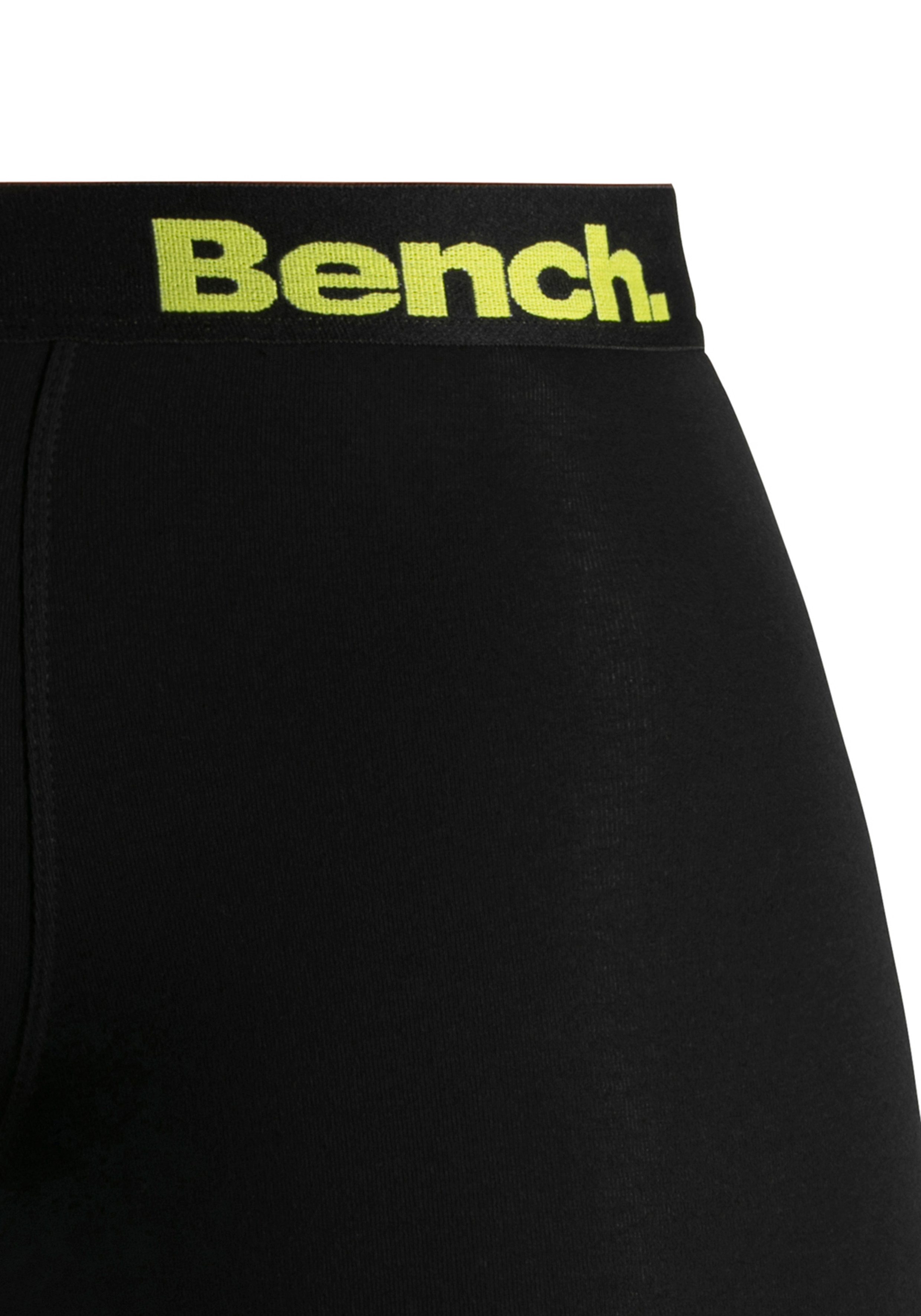 Bench. Langer Boxer Boxershorts für Herren (Packung, 4-St) Unterhosen mit Logoschriftzug im Bund – Bild 5 von 5