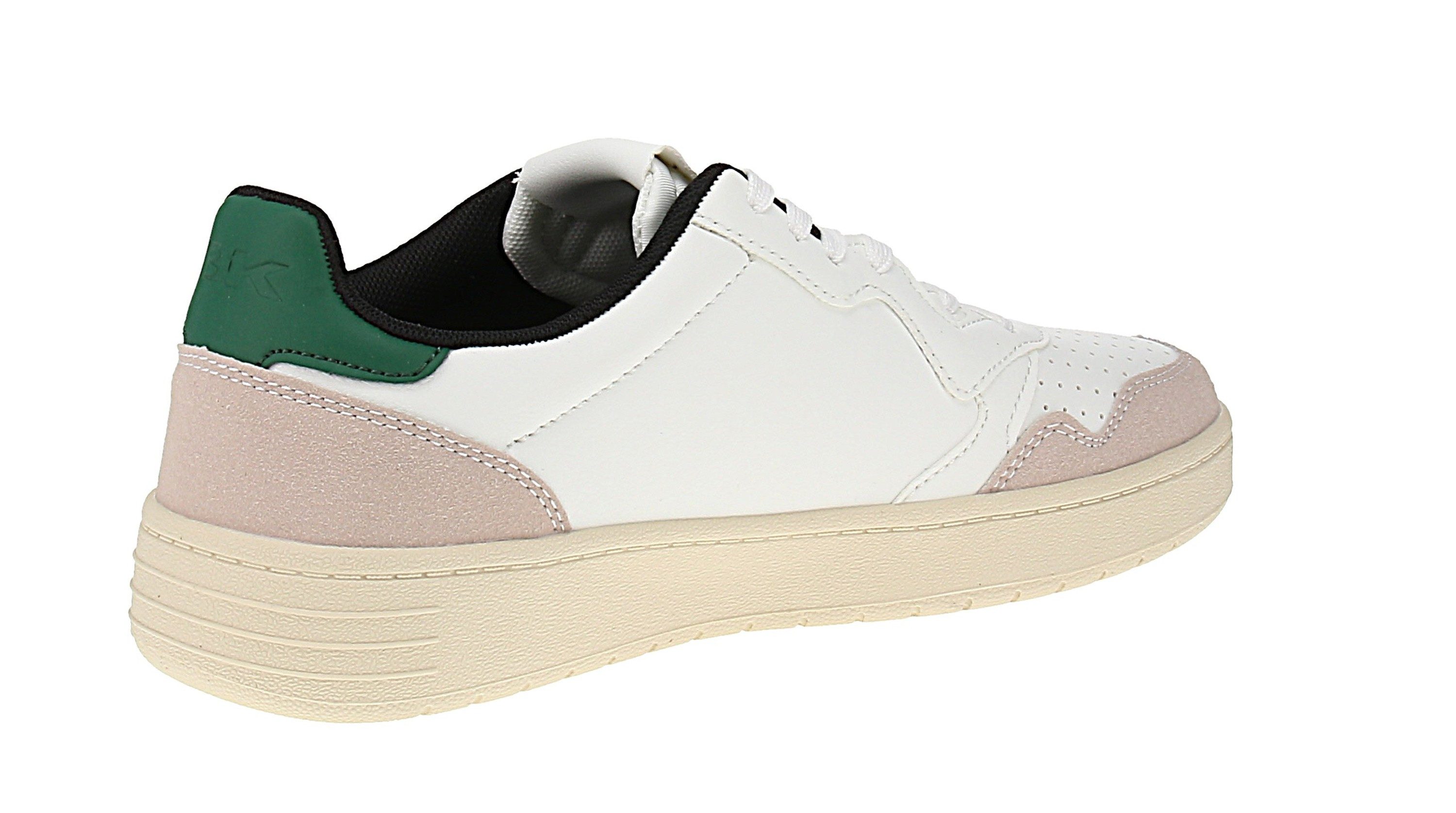 British Knights British Knights Noors B49-3624 - Herren Sneaker - 02-White-Green-Black Sneaker