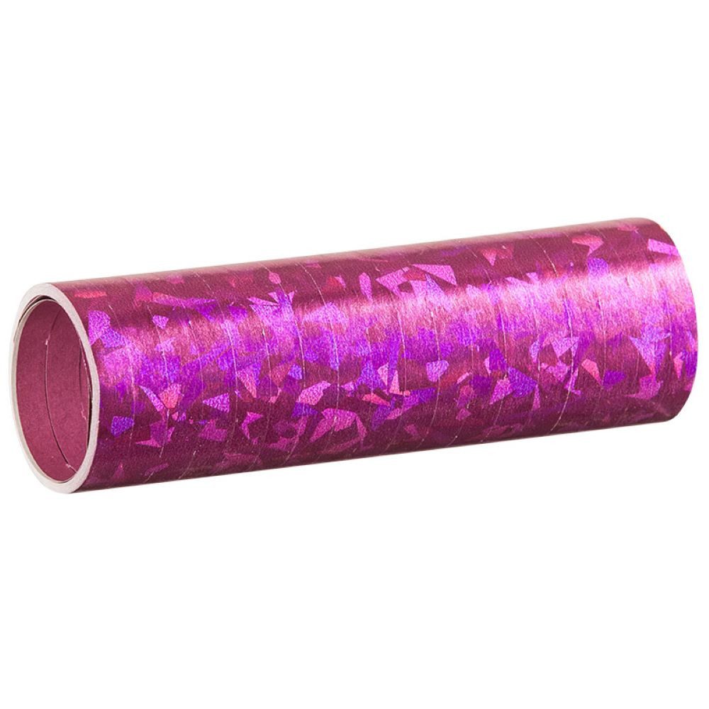 Luftschlange Luftschlangen 'Holografisch' 4m / 1 Rolle, Pink