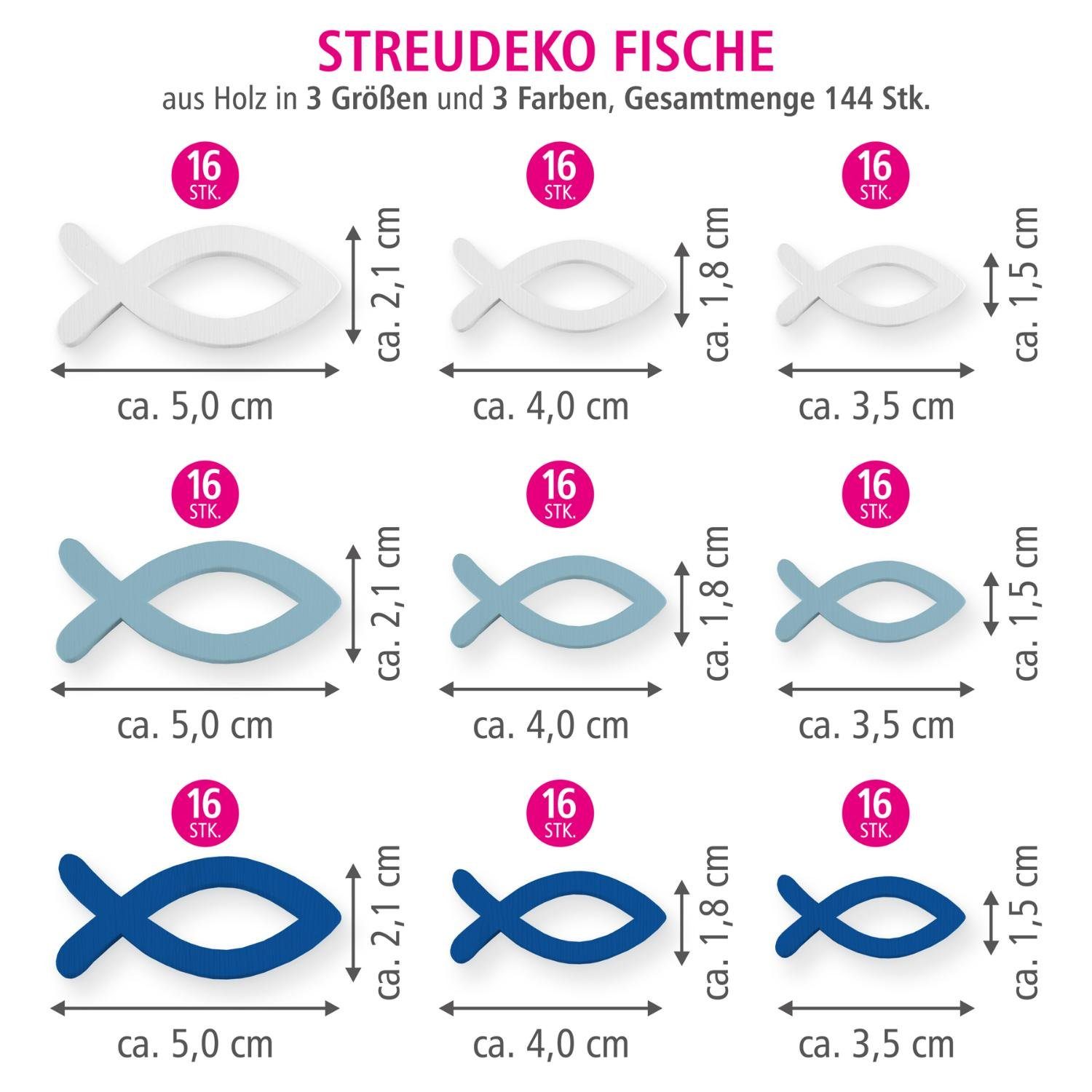 itenga Streudeko itenga Streudeko Fische 144er günstig online kaufen