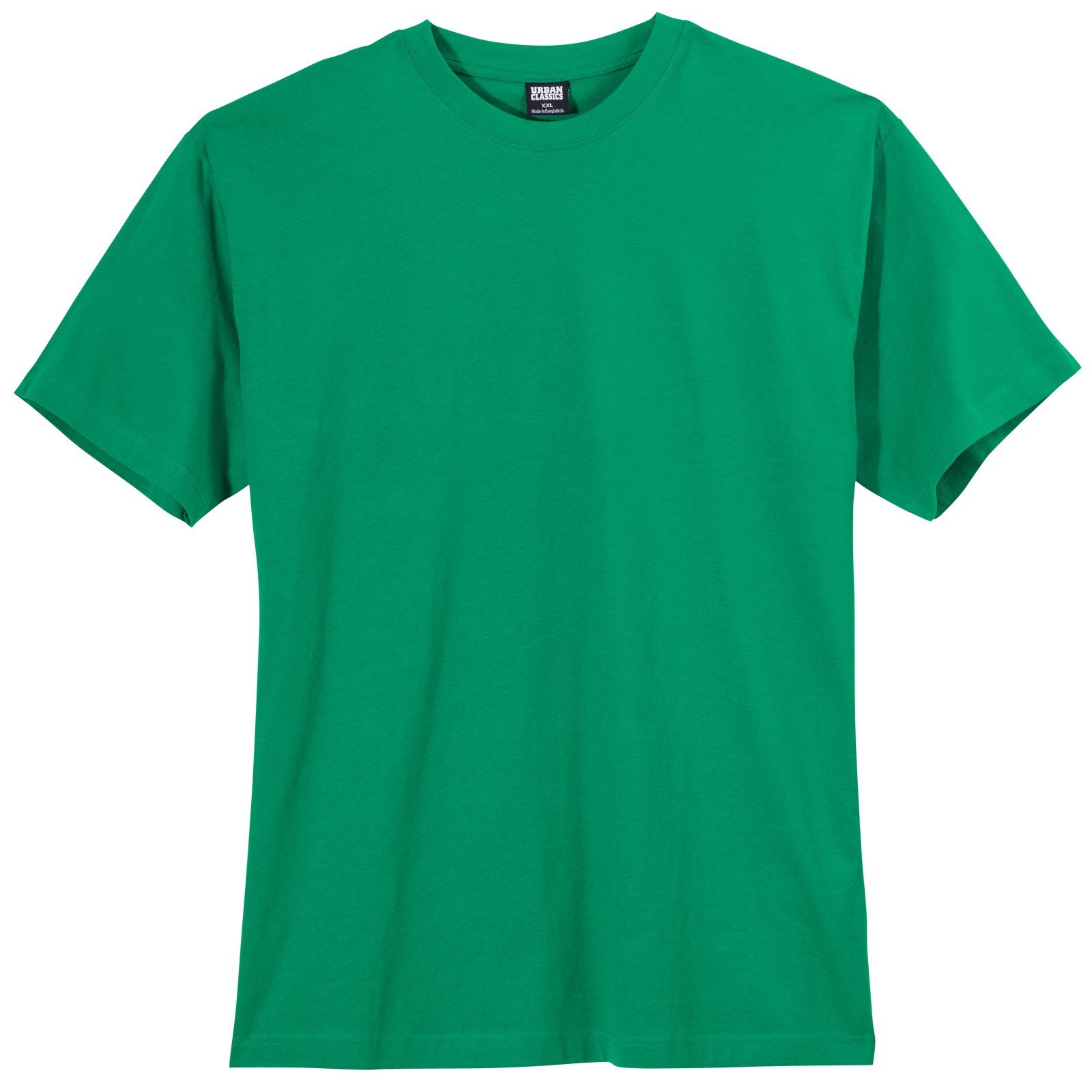 Urban Classics Plus Size Rundhalsshirt Urban Herren Übergrößen T-Shirt Classics grün