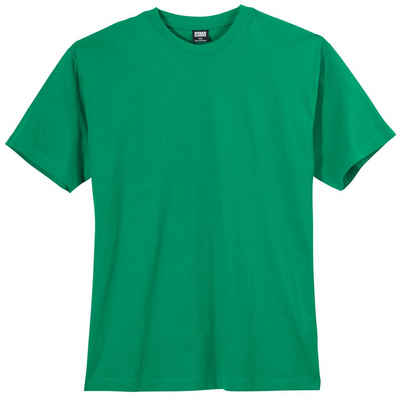Urban Classics Plus Size Rundhalsshirt Übergrößen Herren T-Shirt grün Urban Classics