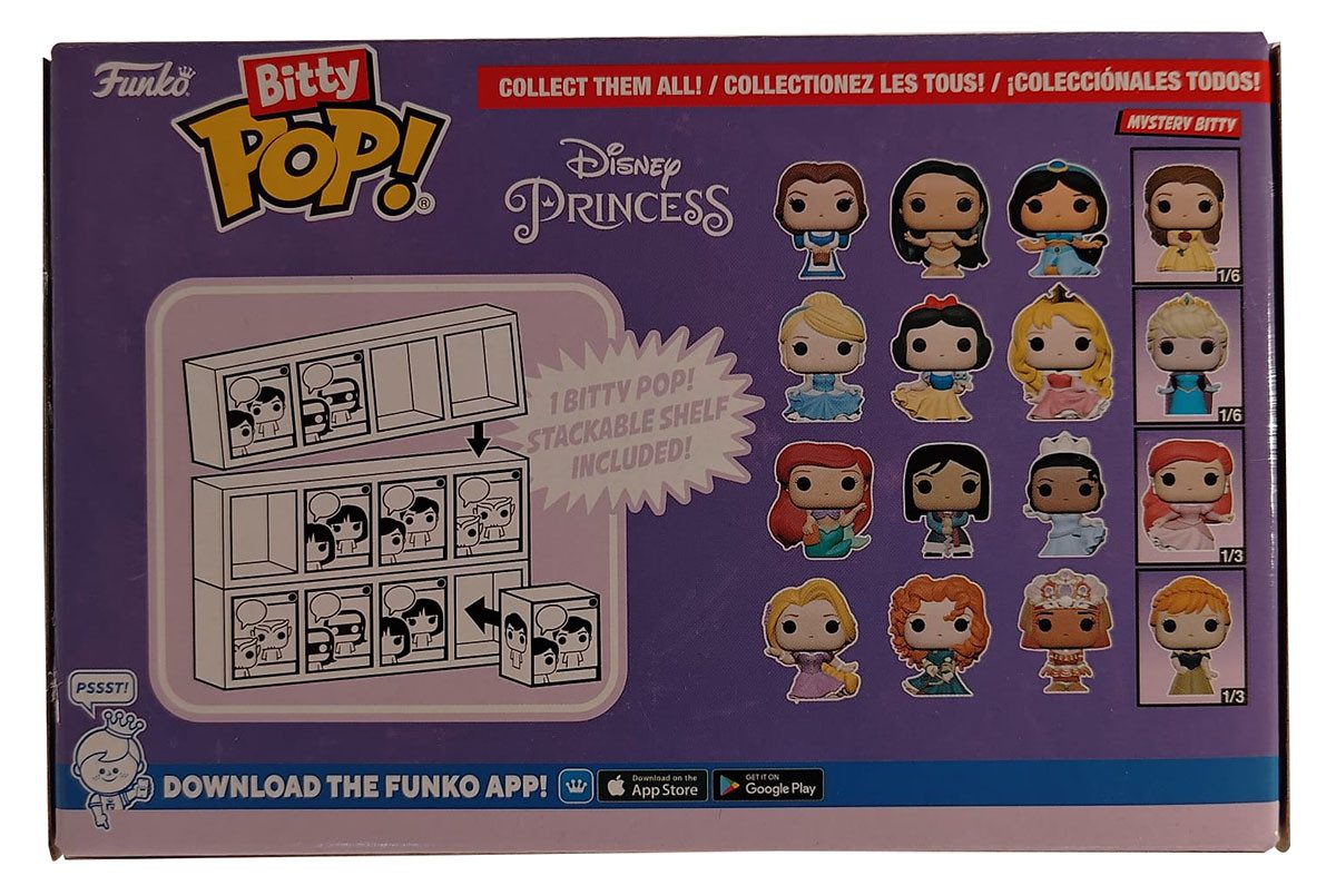 Funko Spielfigur Funko Bitty Pop! Disney Princess - Rapunzel, Merida, Moana Set