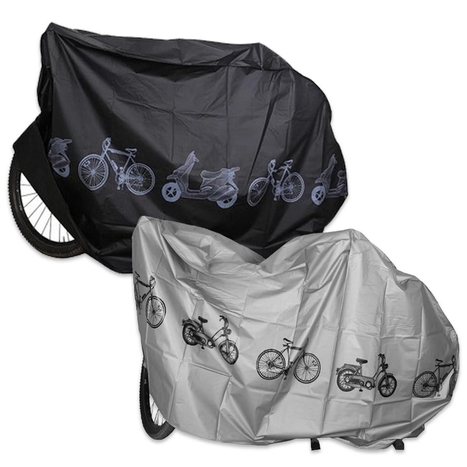 LuxusKollektion Abdeckhaube Fahrradgarage 2Stk 200x110cm UV/Wasserdicht