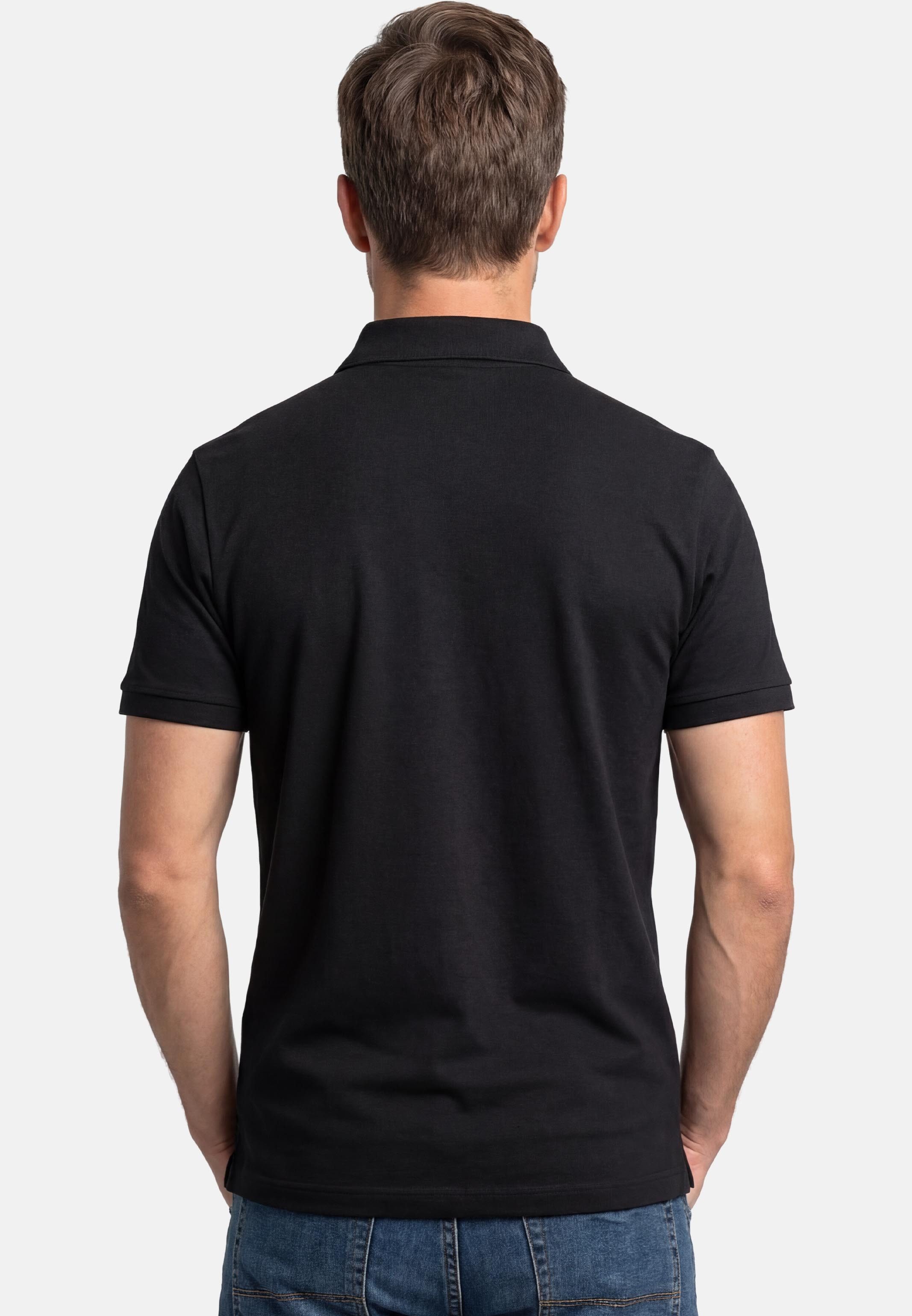RAGMAN Poloshirt Basic (1-tlg) Poloshirt - Baumwolle - Atmungsaktiv