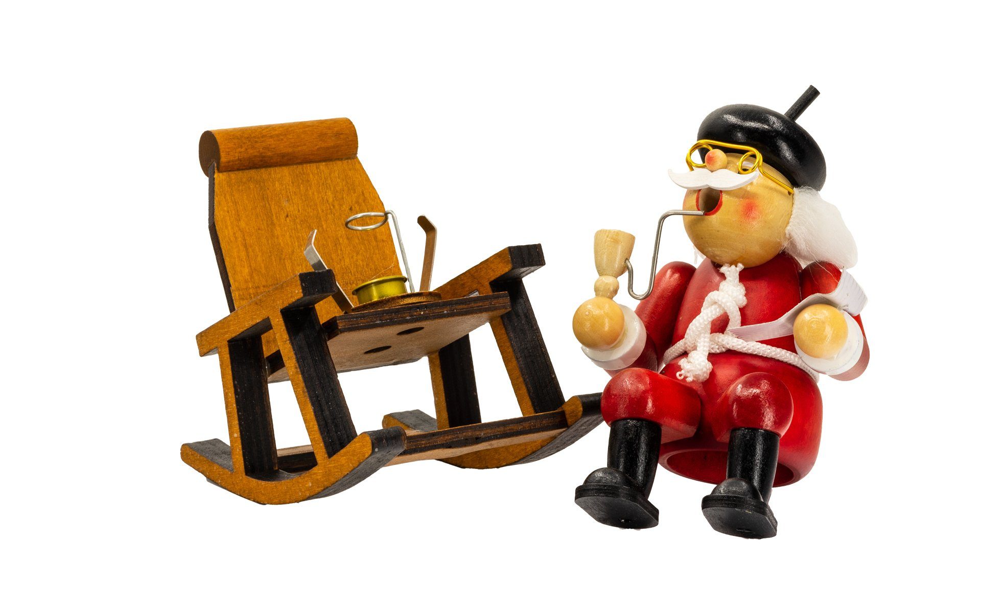 Kaladia Räuchermännchen 30242-16, Opa im Schaukelstuhl, Holz Räucherfigur f günstig online kaufen