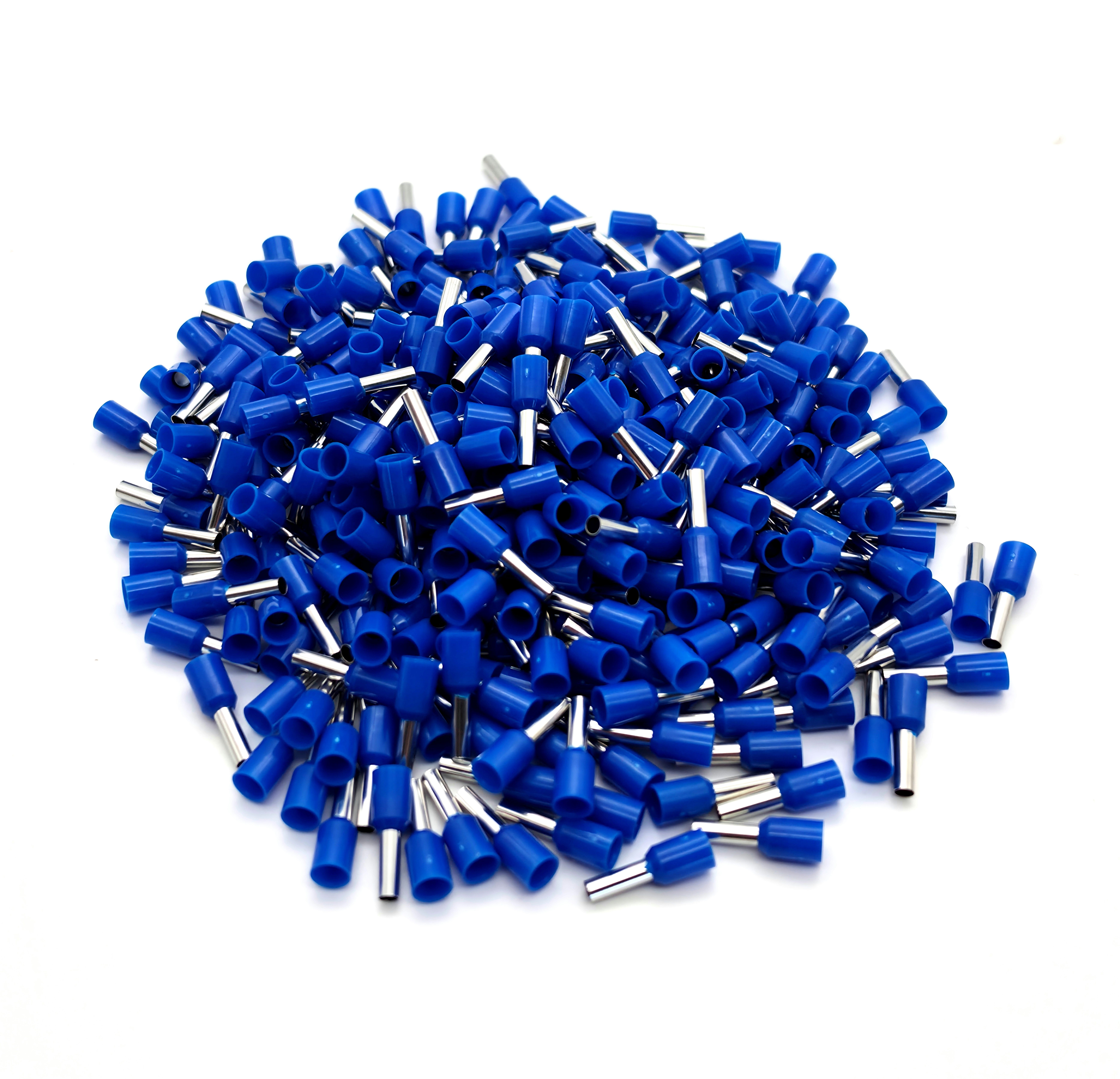 MK24 Handelshaus Aderendhülsen isoliert, 2,5 mm², 8 mm lang, blau, 5-tlg.