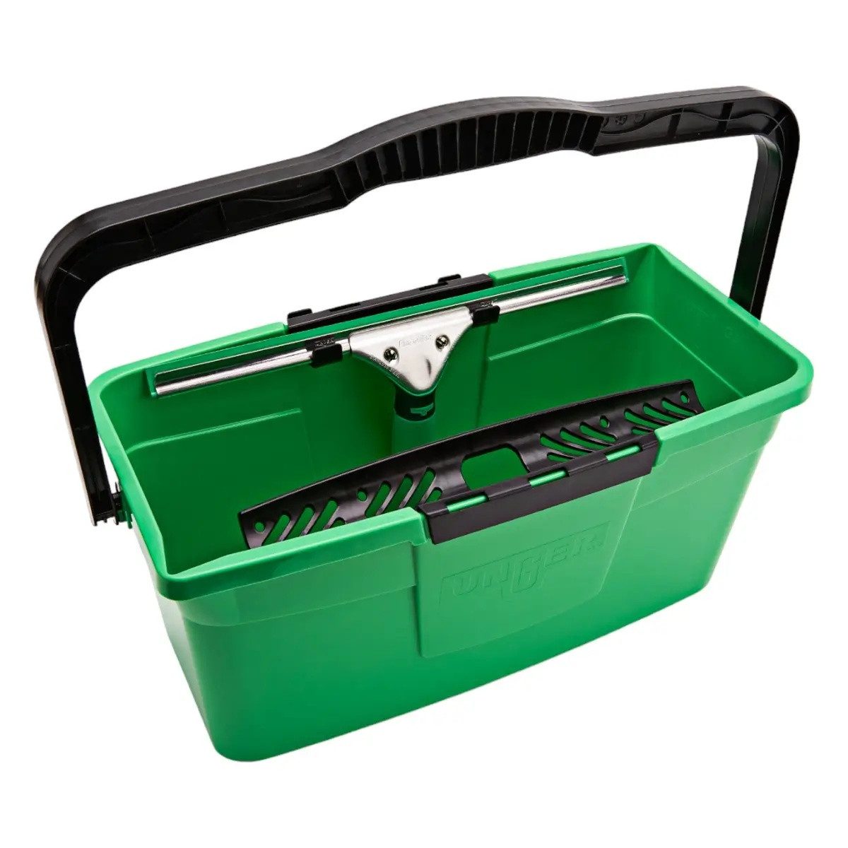 Unger Putzeimer Unger 12 Liter Eimer NEU QB12B, Zwei Ausgüsse, Messskala