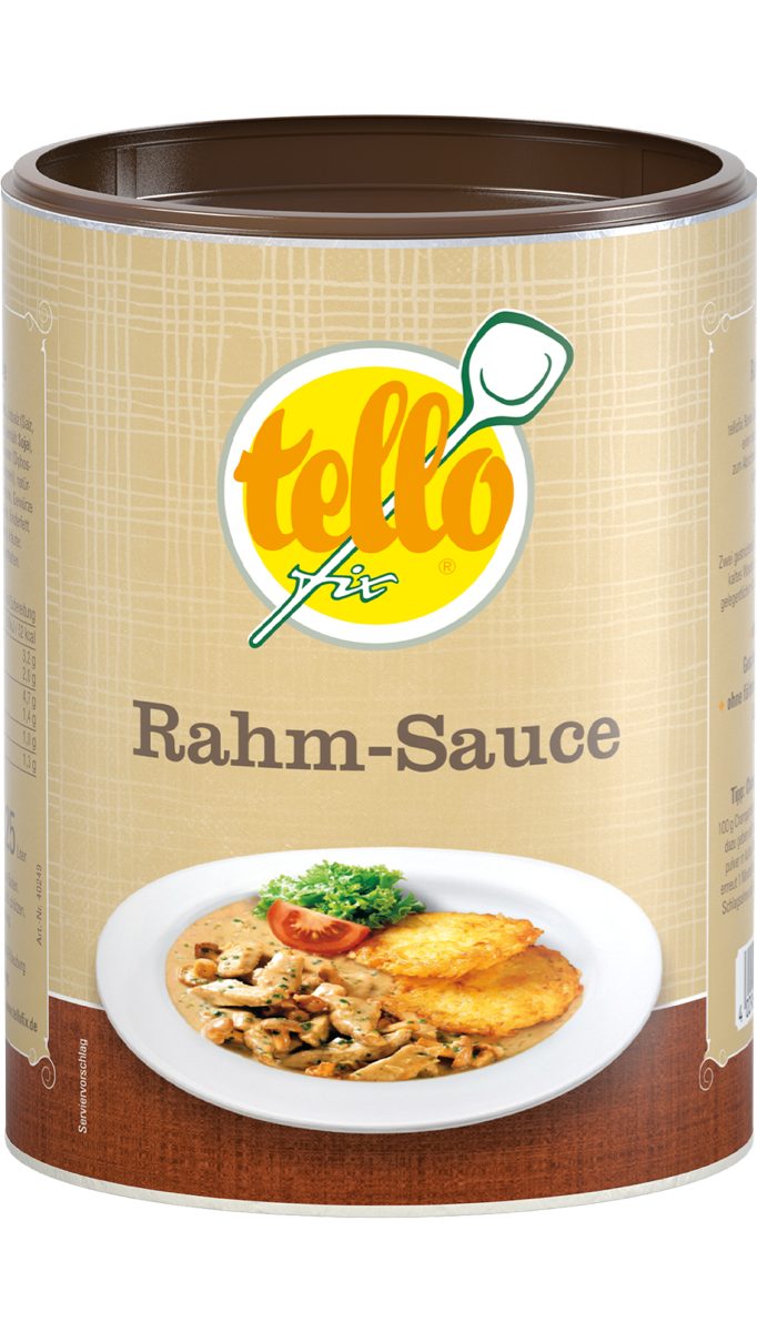tellofix Gewürz Tellofix Rahm-Sauce (1 x 364 g Packung), 1 x 364 g, 1 St.
