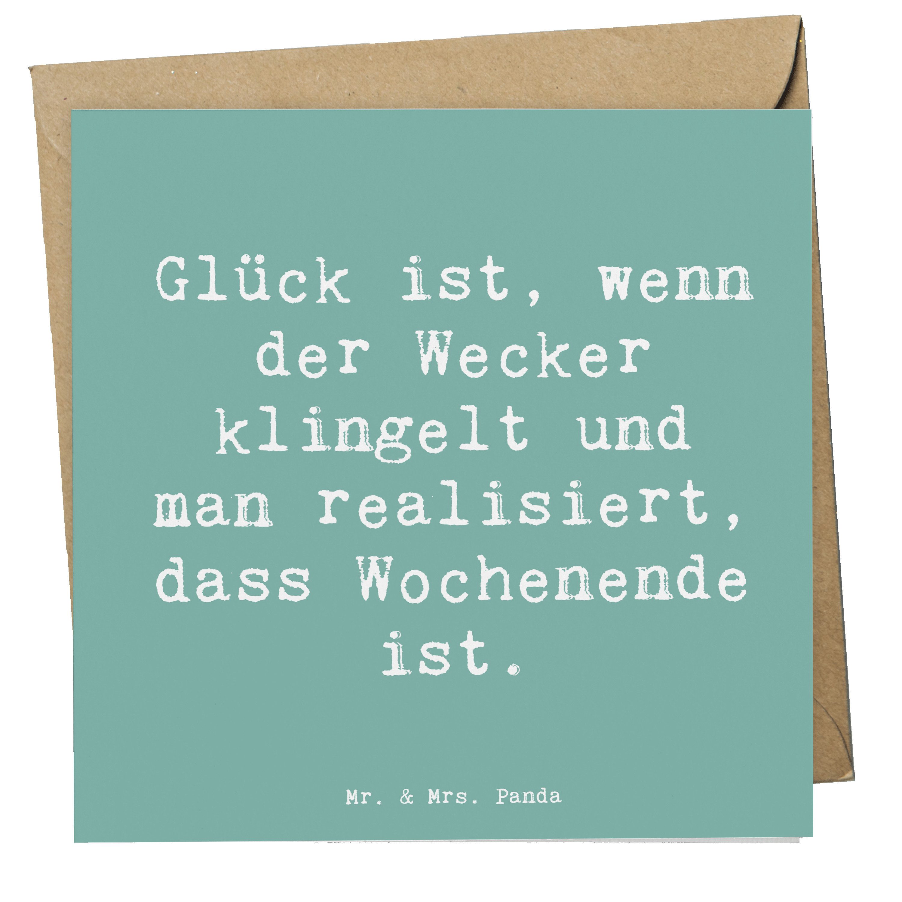 Grußkarte Glück am Wochenende - Meeresbrise - Geschenk, einfache Dinge, Natur