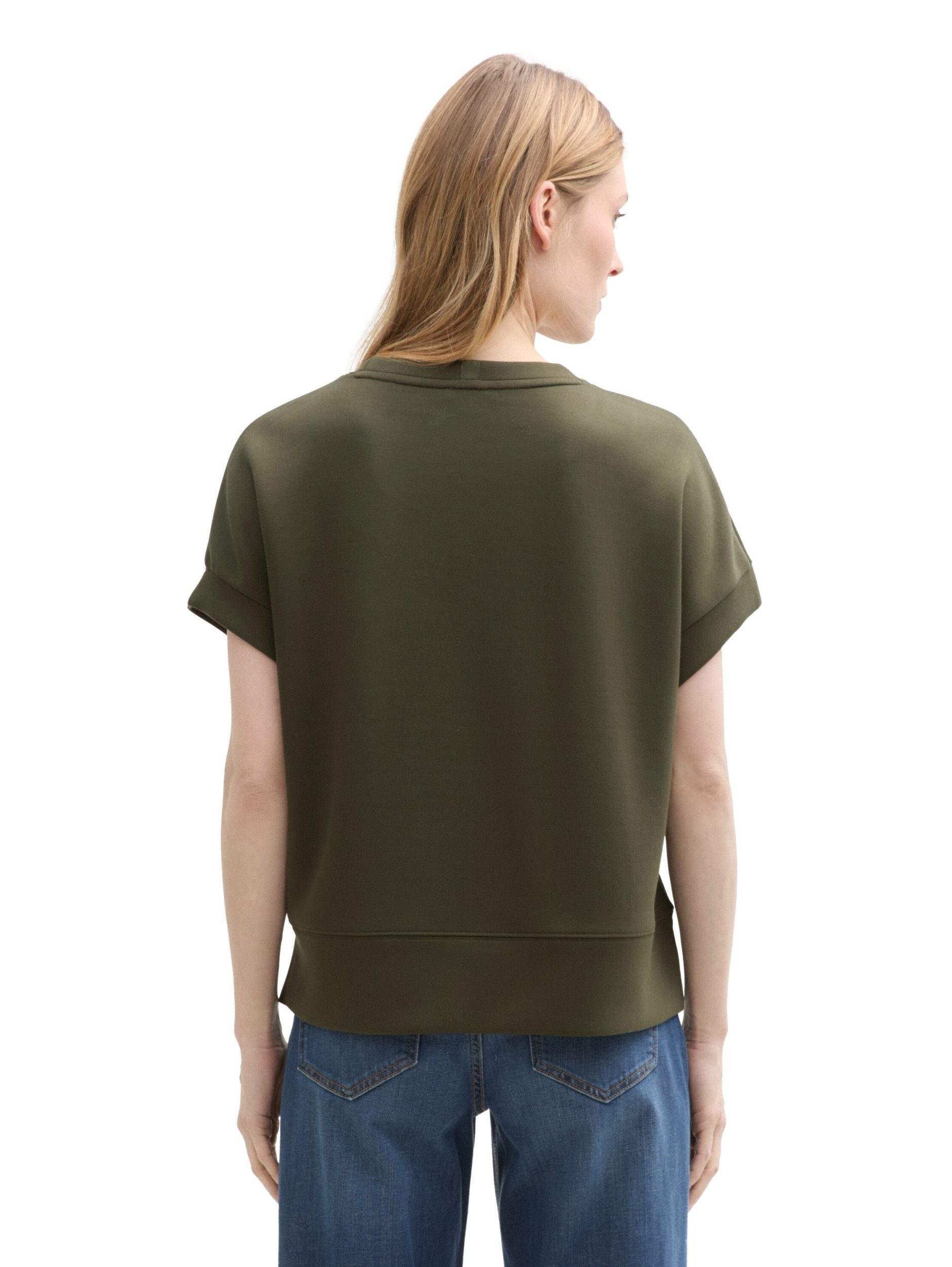 TOM TAILOR Sweatshirt Sweatshirt scuba crew neck