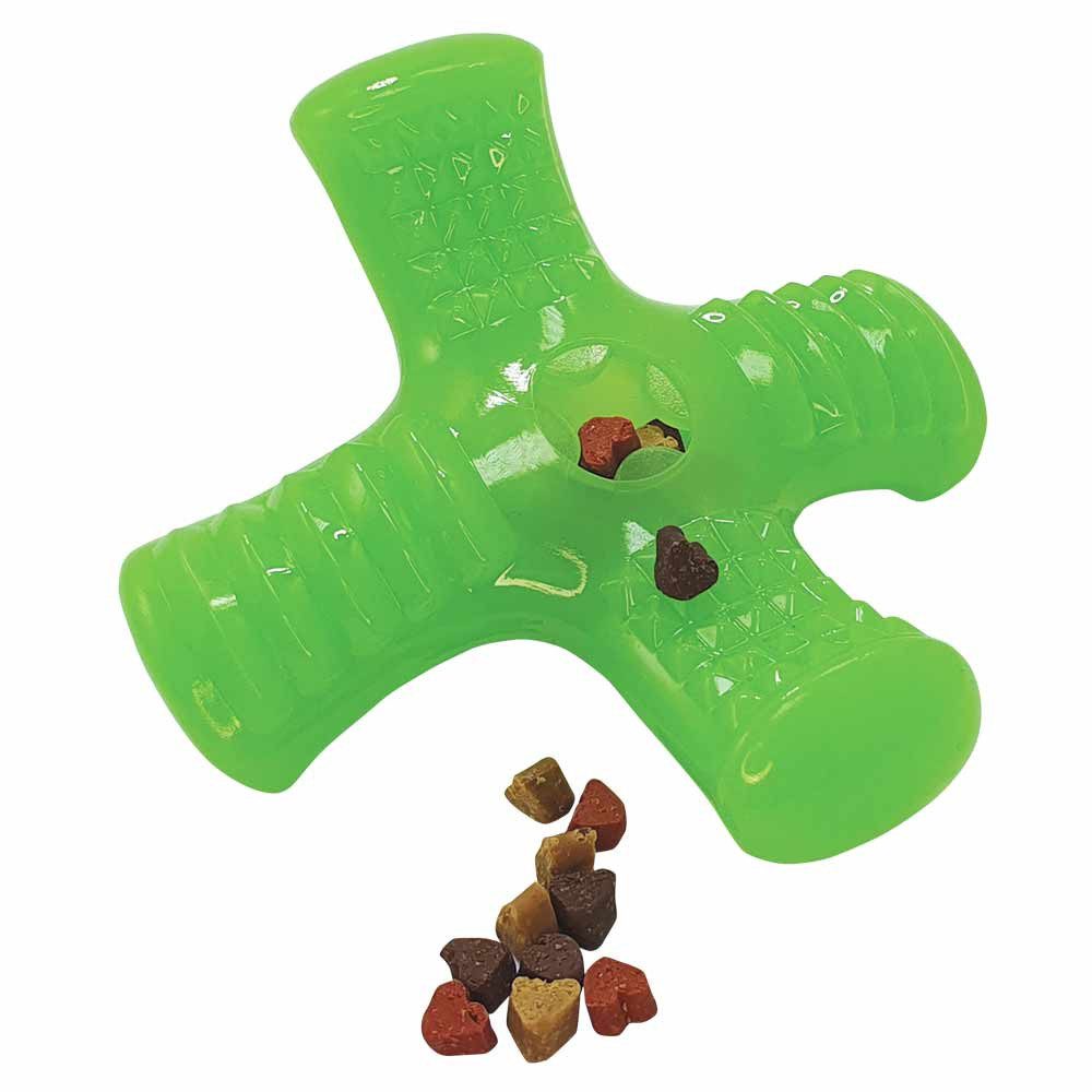 Kauspielzeug Nobby Hundespielzeug TPR Snackkreuz 14,5 cm