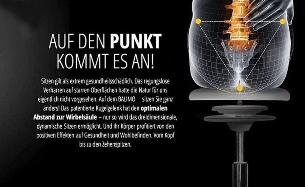 Balimo Sitzhocker Balimo Roll Bewegungshocker, Sitztrainer, günstig online kaufen