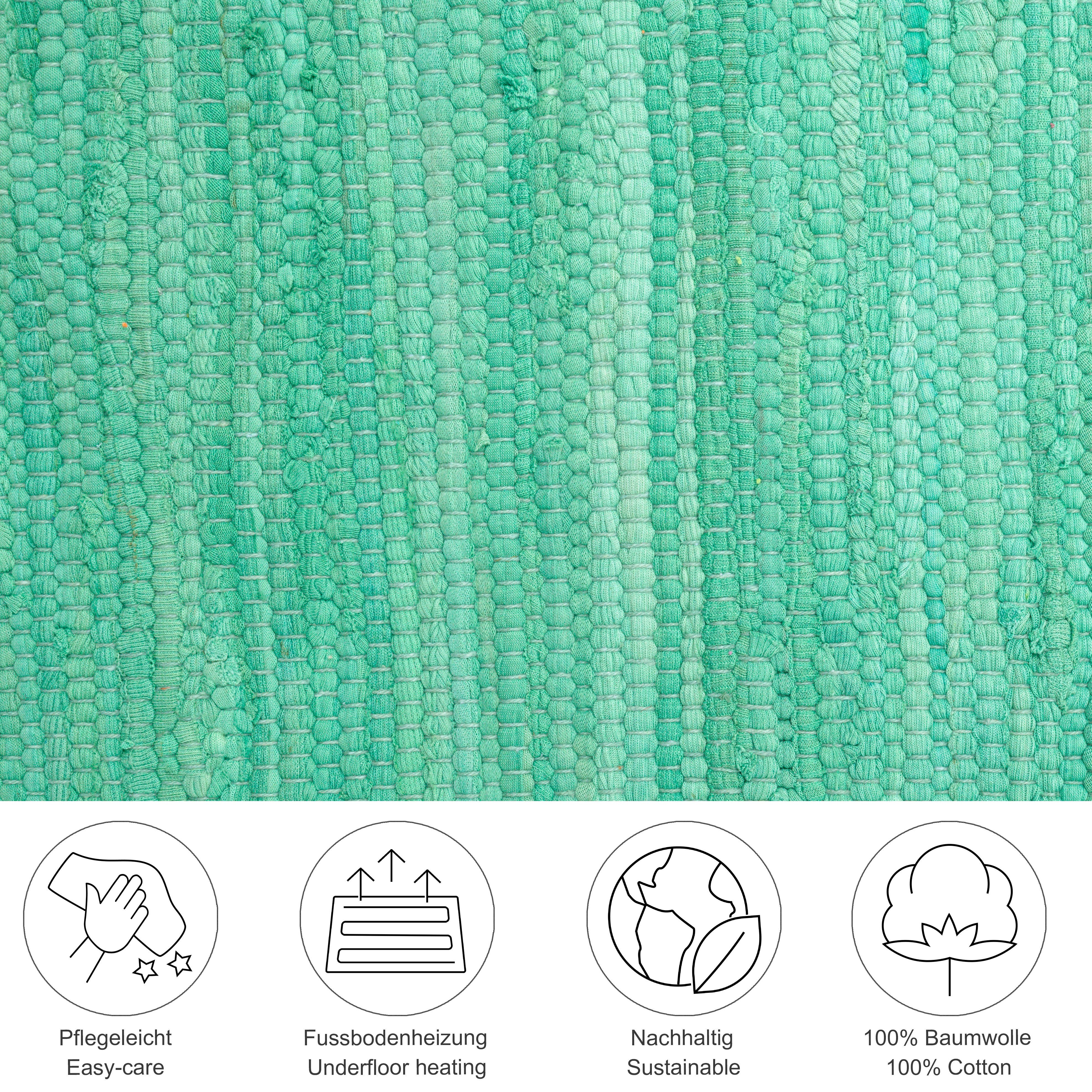 THEKO Teppich Happy Cotton, rechteckig, Höhe: günstig online kaufen