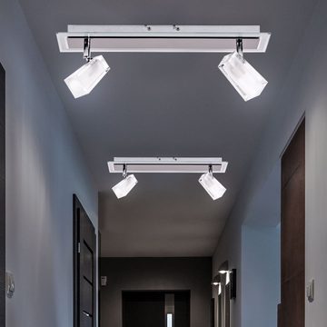 etc-shop LED Deckenspot, Leuchtmittel inklusive, Deckenleuchte Spotleuchte verstellbar