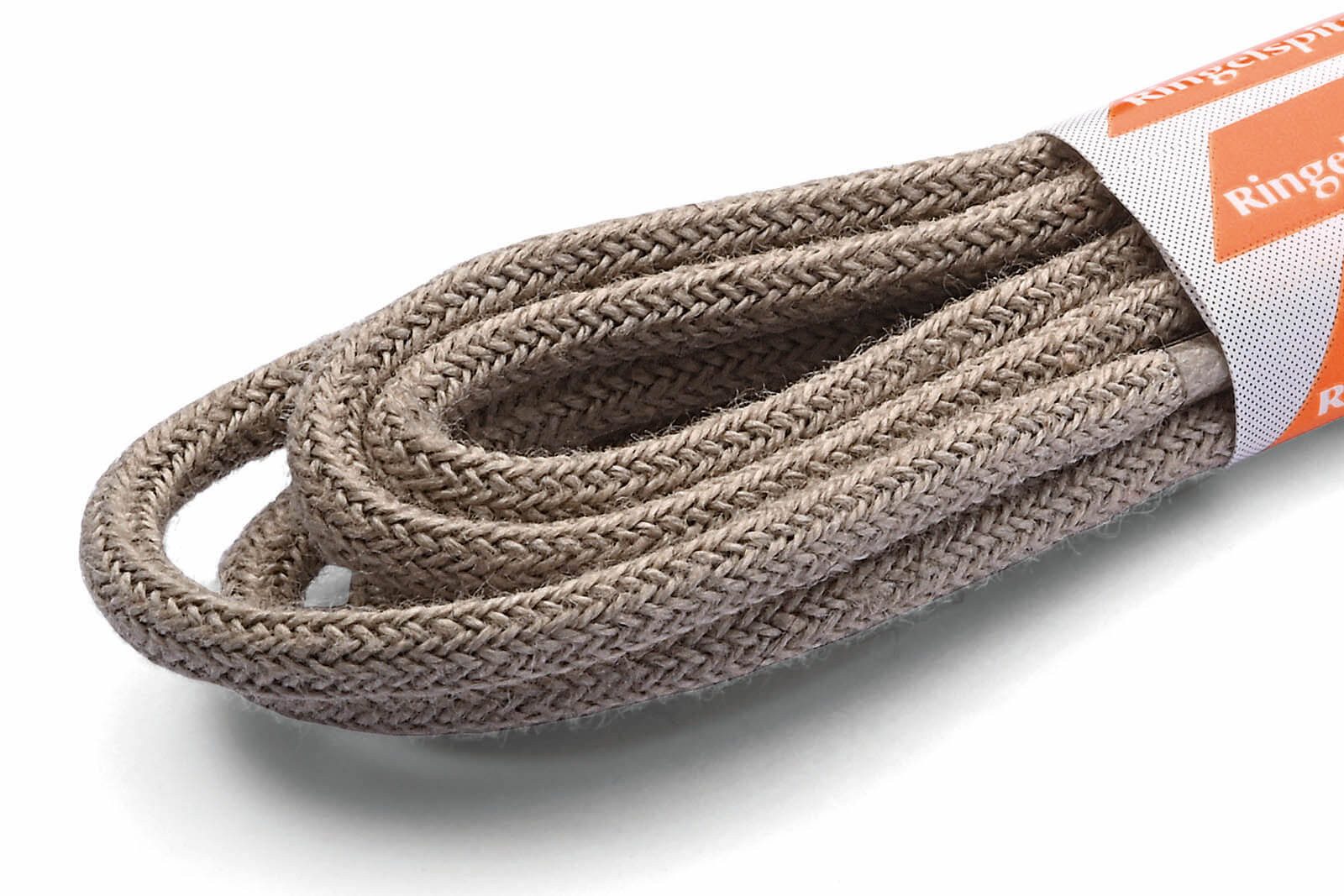 Ringelspitz Schnürsenkel Rund, dünn und perfekt für kleine Ösen und klassische Looks, - Ø 2,5 mm