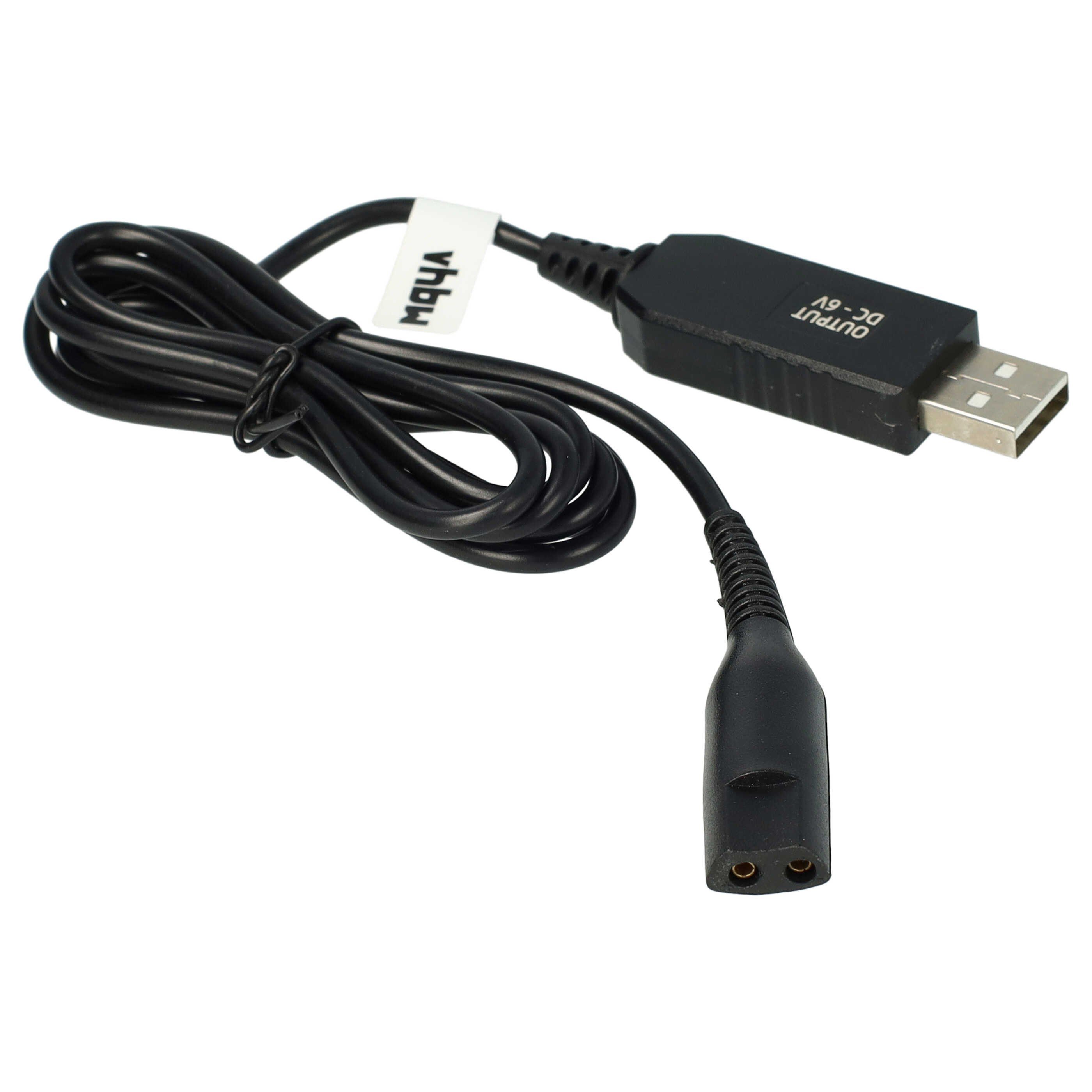 vhbw passend für Braun Series 7 Typ 5417 Rasierer USB-Kabel, (13.2 cm)
