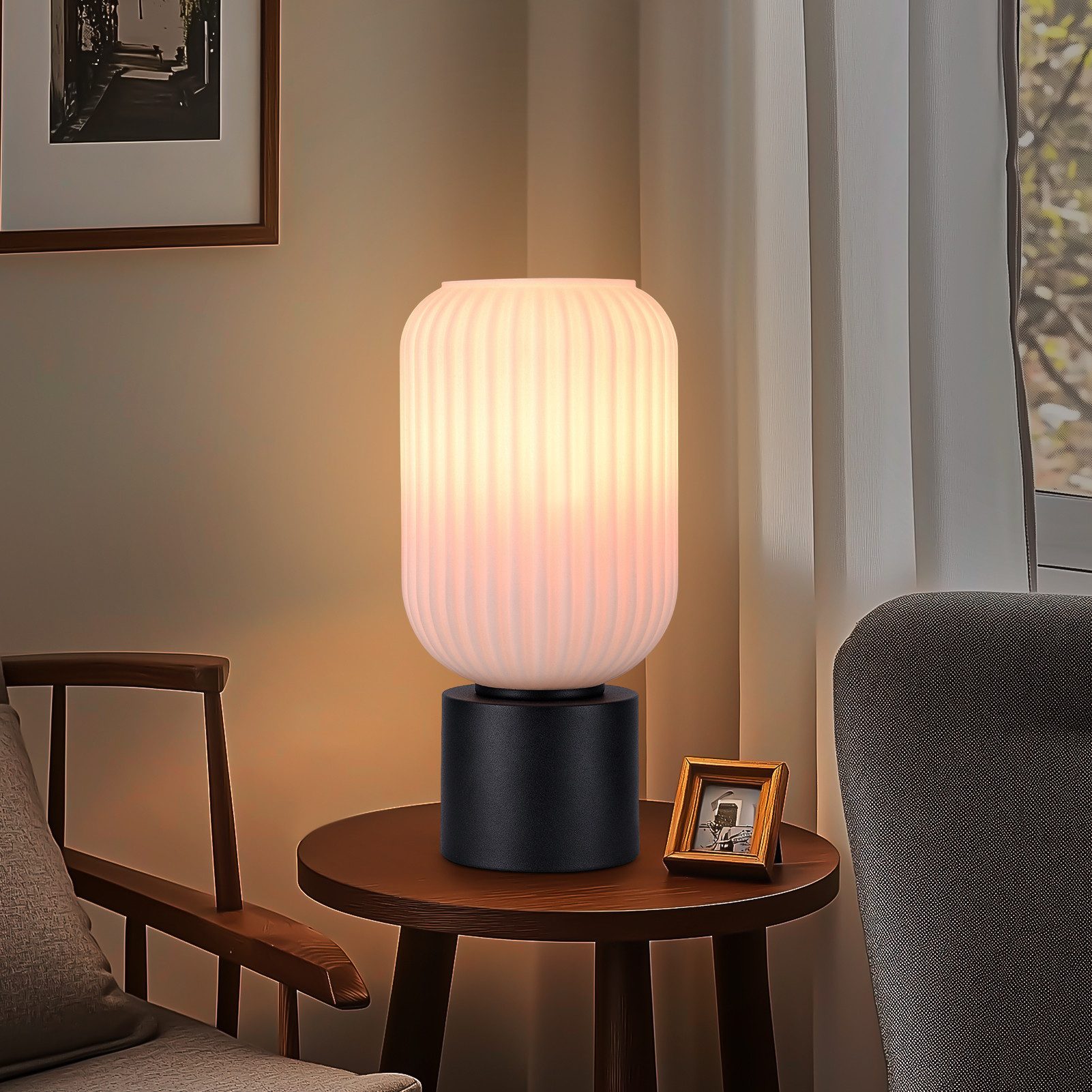 Tukrool Tischleuchte Nachttischlampe,Ein-/Ausschalter, ohne Leuchtmittel 1. günstig online kaufen