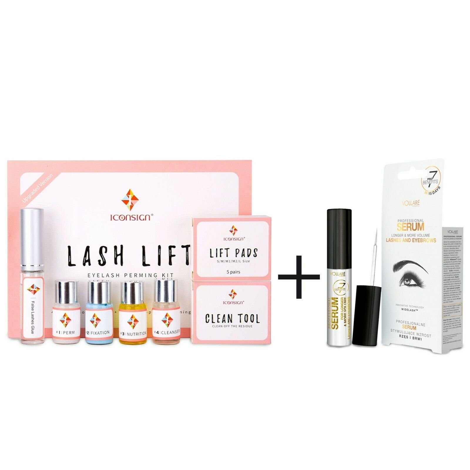 Iconsign Einzelwimpern Wimpernlifting Starter-Set VERSION 2023 GRATIS VOLLARE