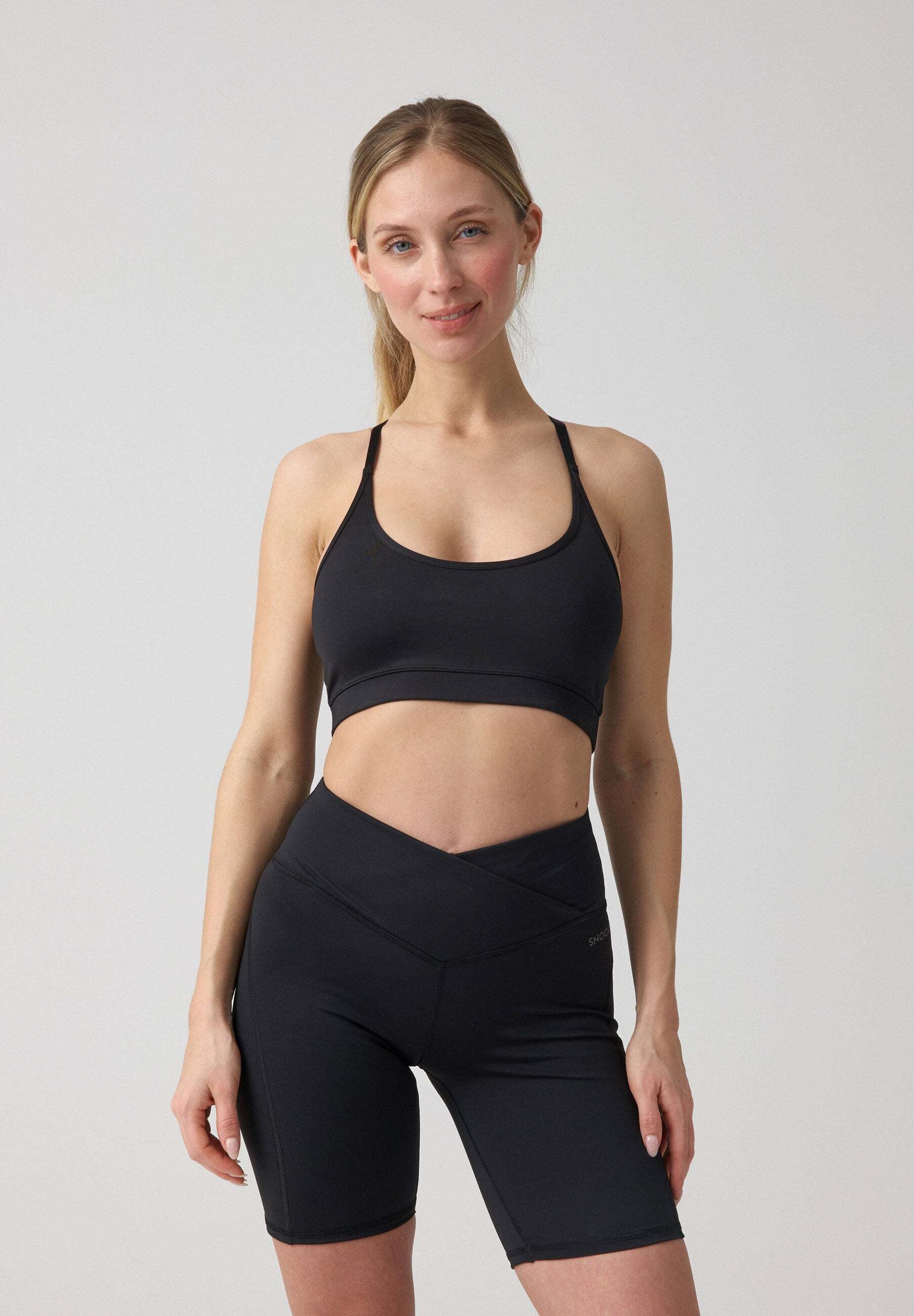 SNOCKS Sport-BH X-Back (1-tlg) mit leichtem Support und ohne kratzenden Zettel