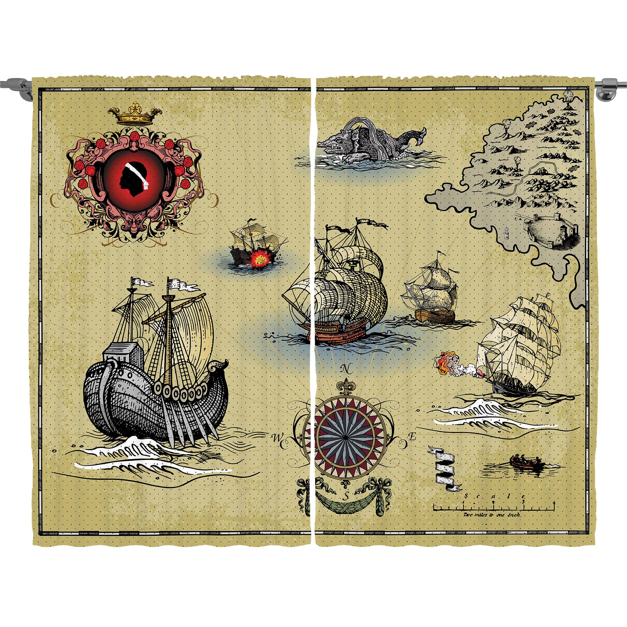 Gardine Schlafzimmer Kräuselband Vorhang mit Schlaufen und Haken