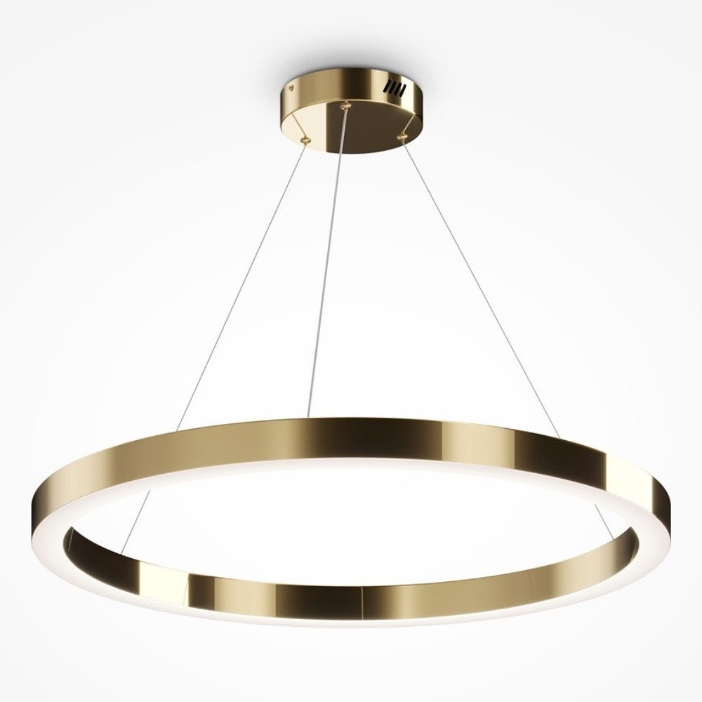 Maytoni Pendelleuchte LED Pendelleuchte Saturno in Gold, LED