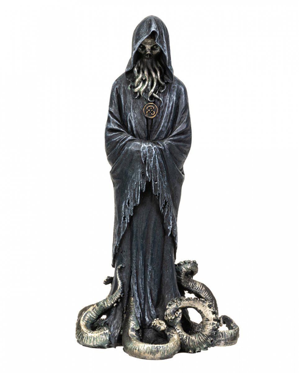 schwarzer Krakenfigur 20cm mit Kutte Dekofigur Cthulhu Horror-Shop