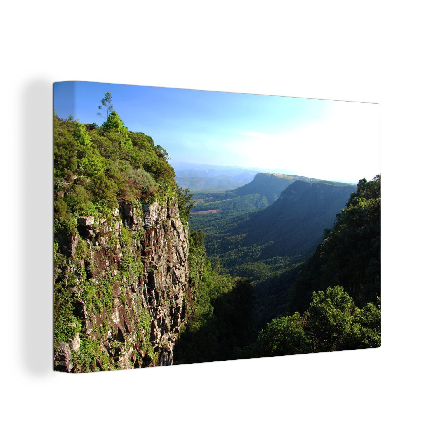 OneMillionCanvasses® Leinwandbild Panorama des Lowveld in der Nähe des Blyde River in Südafrika, (1 St), Wandbild Leinwandbilder, Aufhängefertig, Wanddeko, 30x20 cm