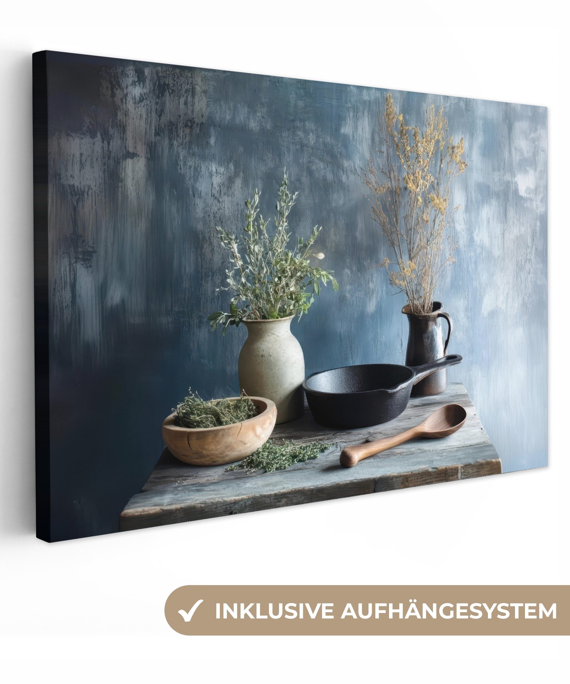 OneMillionCanvasses® Leinwandbild Pan - Kräuter - günstig online kaufen