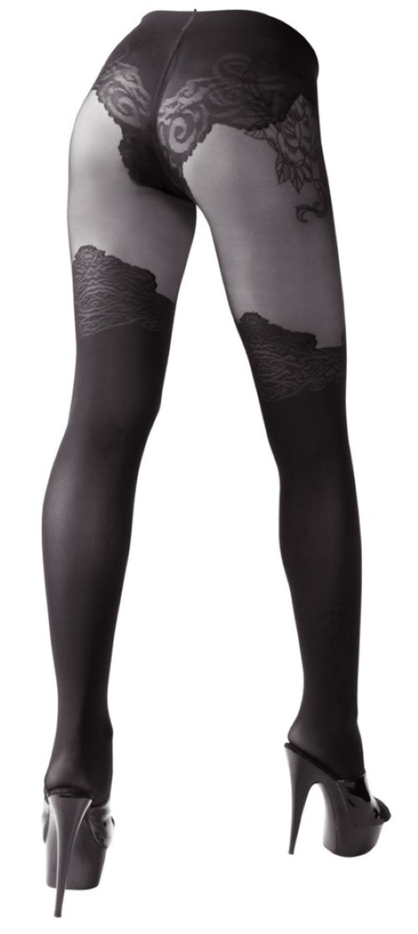 Cottelli LEGWEAR Ouvert Strumpfhose Cottelli LEGWEAR - Strumpfhose ouvert - (1,2,3,4,5