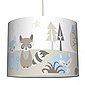 anna wand Lampenschirm »Little Wood - Wald hellblau/grau - 40 x 30 cm - Kinderzimmer Hängelampe Junge«, Bild 1