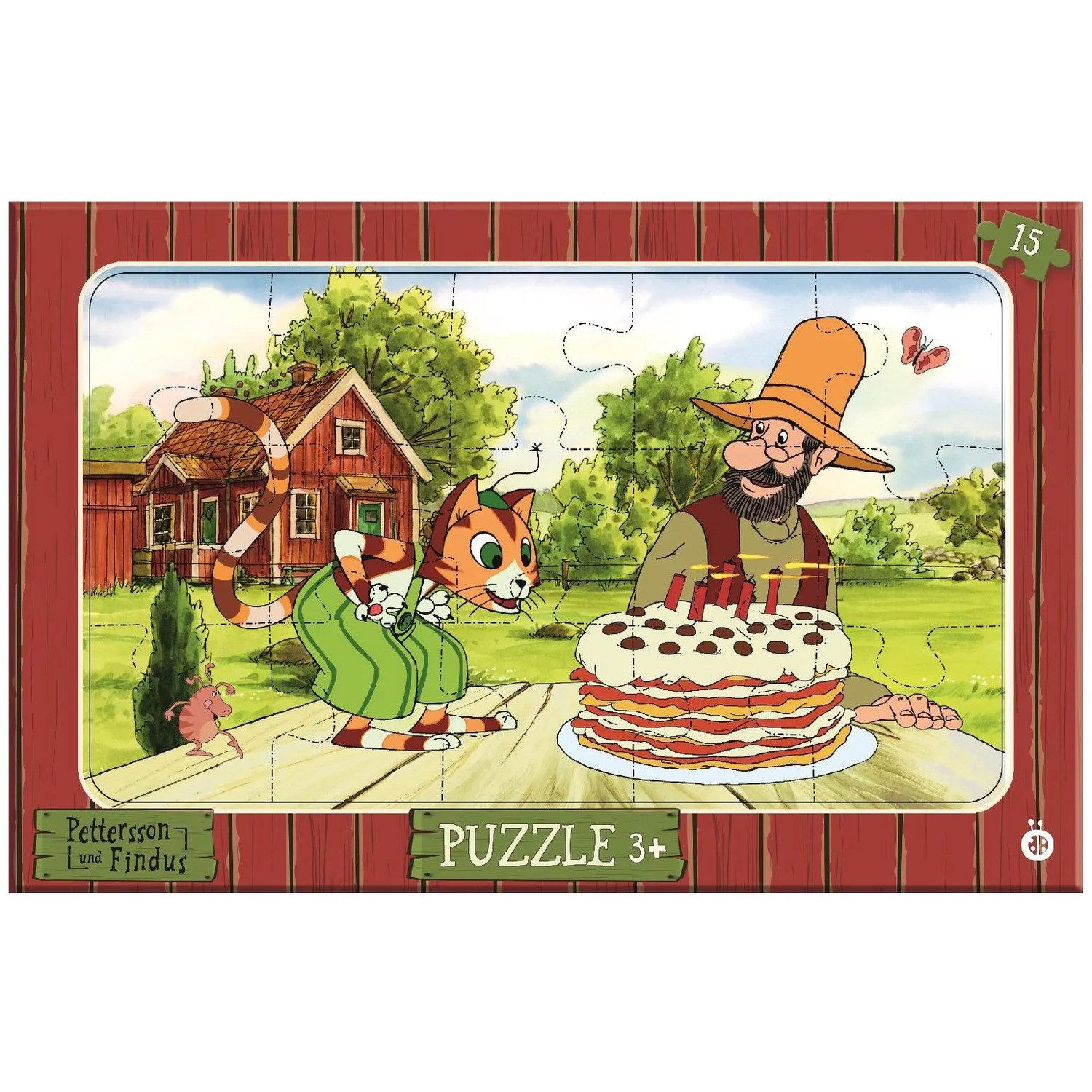 Trötsch Verlag Puzzle Rahmenpuzzle Pettersson und Findus 15-teilig, 15 Puzz günstig online kaufen