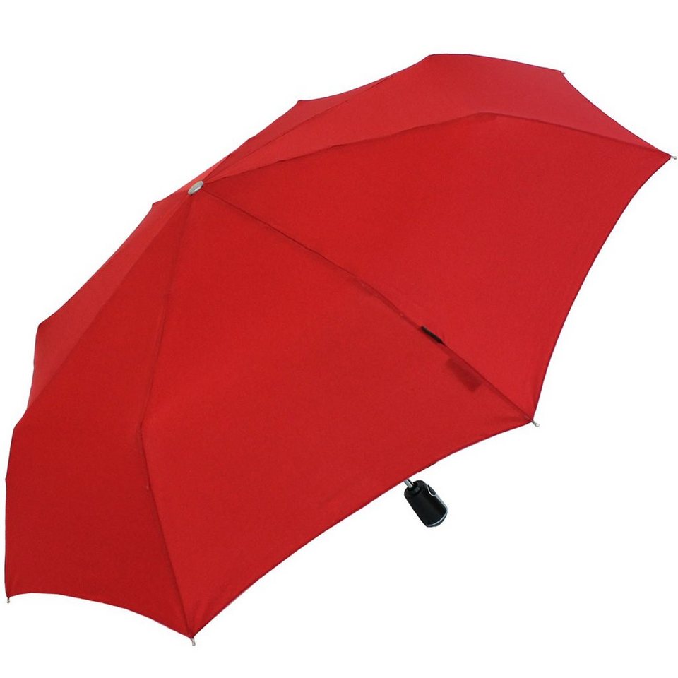 Knirps® Taschenregenschirm Large Duomatic mit Auf-Zu-Automatik, der große,  stabile Begleiter, Maße: Regenschirm geöffnet 97 cm, Schirm geschlossen  28,5 cm groß