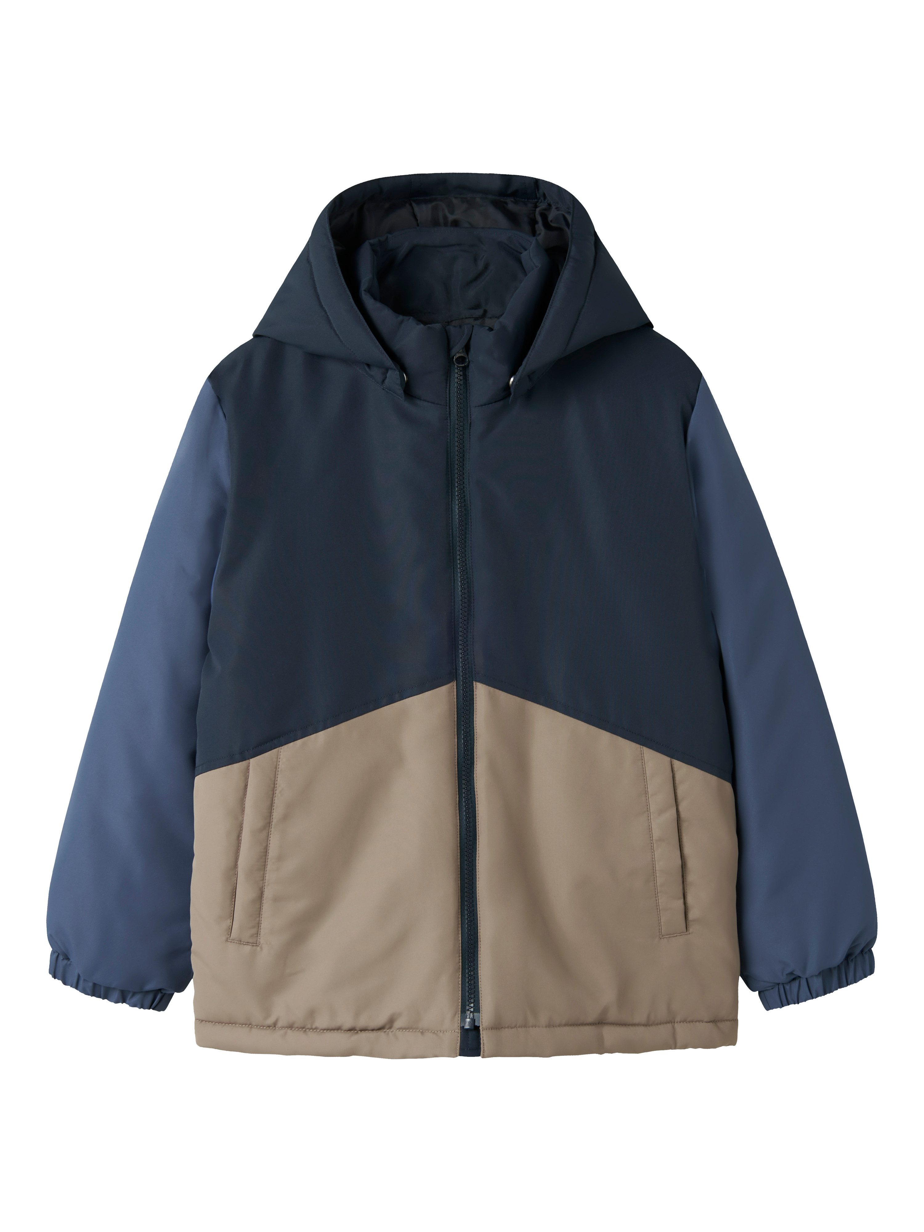 Name It Outdoorjacke NKMMAX JACKET PA BLOCK Kunstfaser, wasserabweisend