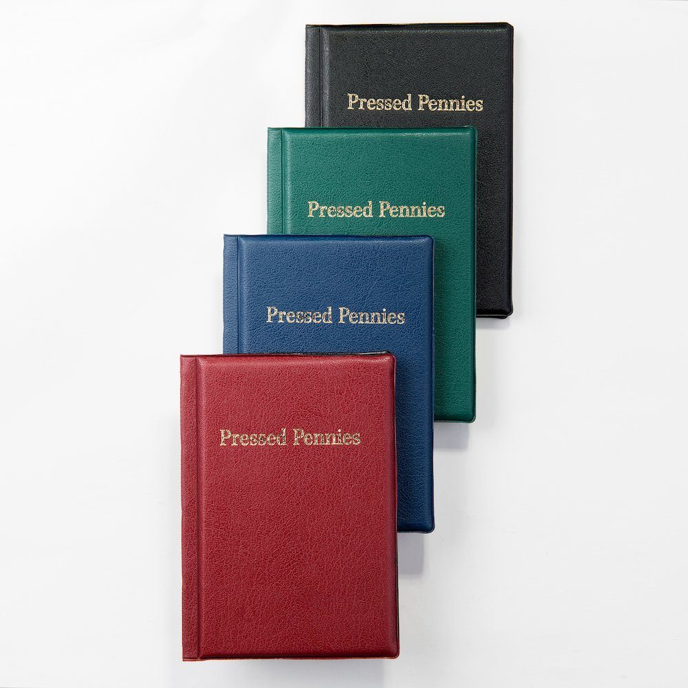 Sammleretui Münzalbum Taschenalbum für 96 Stück Pressed Pennies 